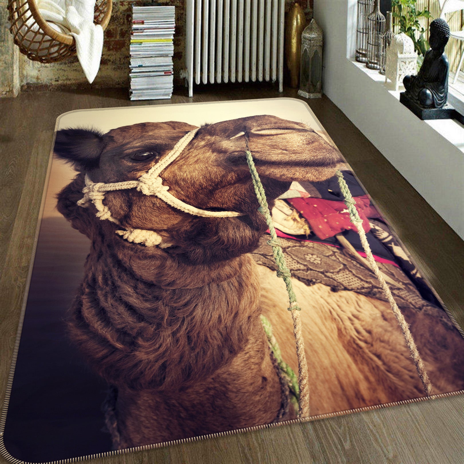 3D Camel 69035 Animal Non Slip Rug Mat