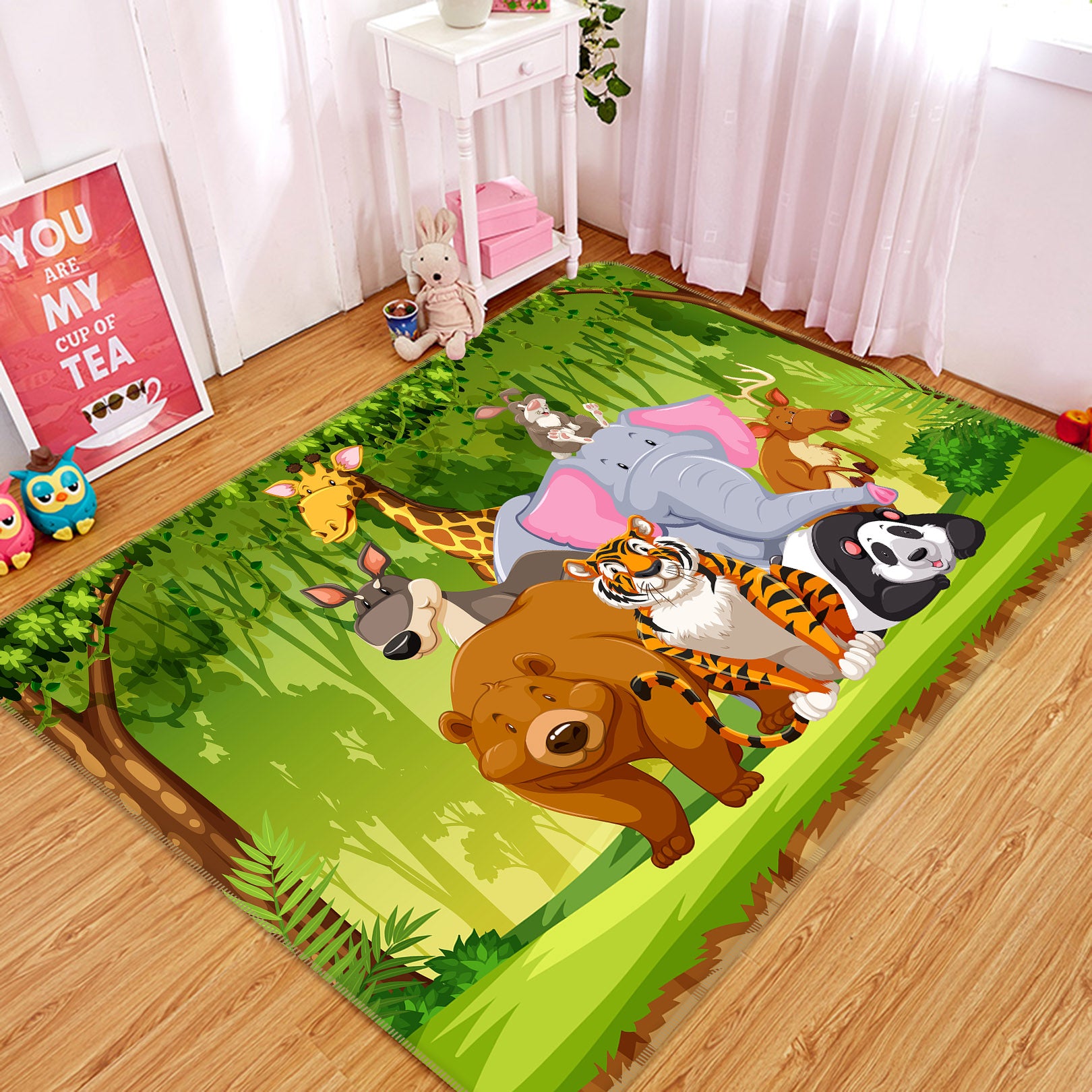 3D Animal 36120 Non Slip Rug Mat