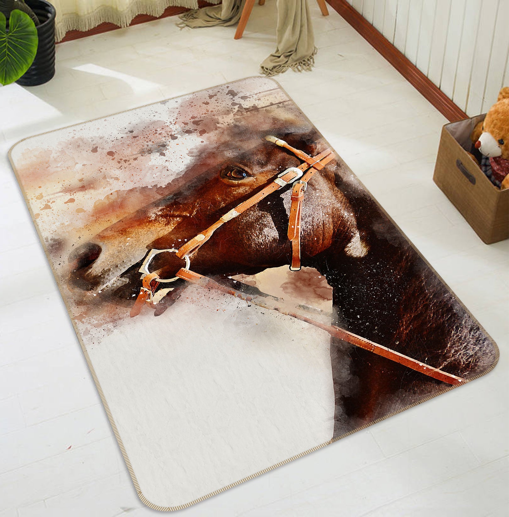 3D Horse 82115 Animal Non Slip Rug Mat