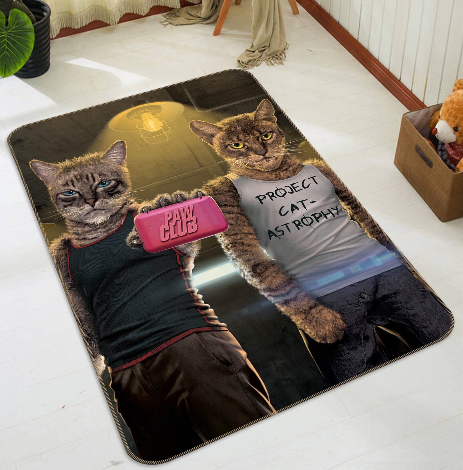 3D Paw Club 1054 Vincent Hie Rug Non Slip Rug Mat Mat AJ Creativity Home 