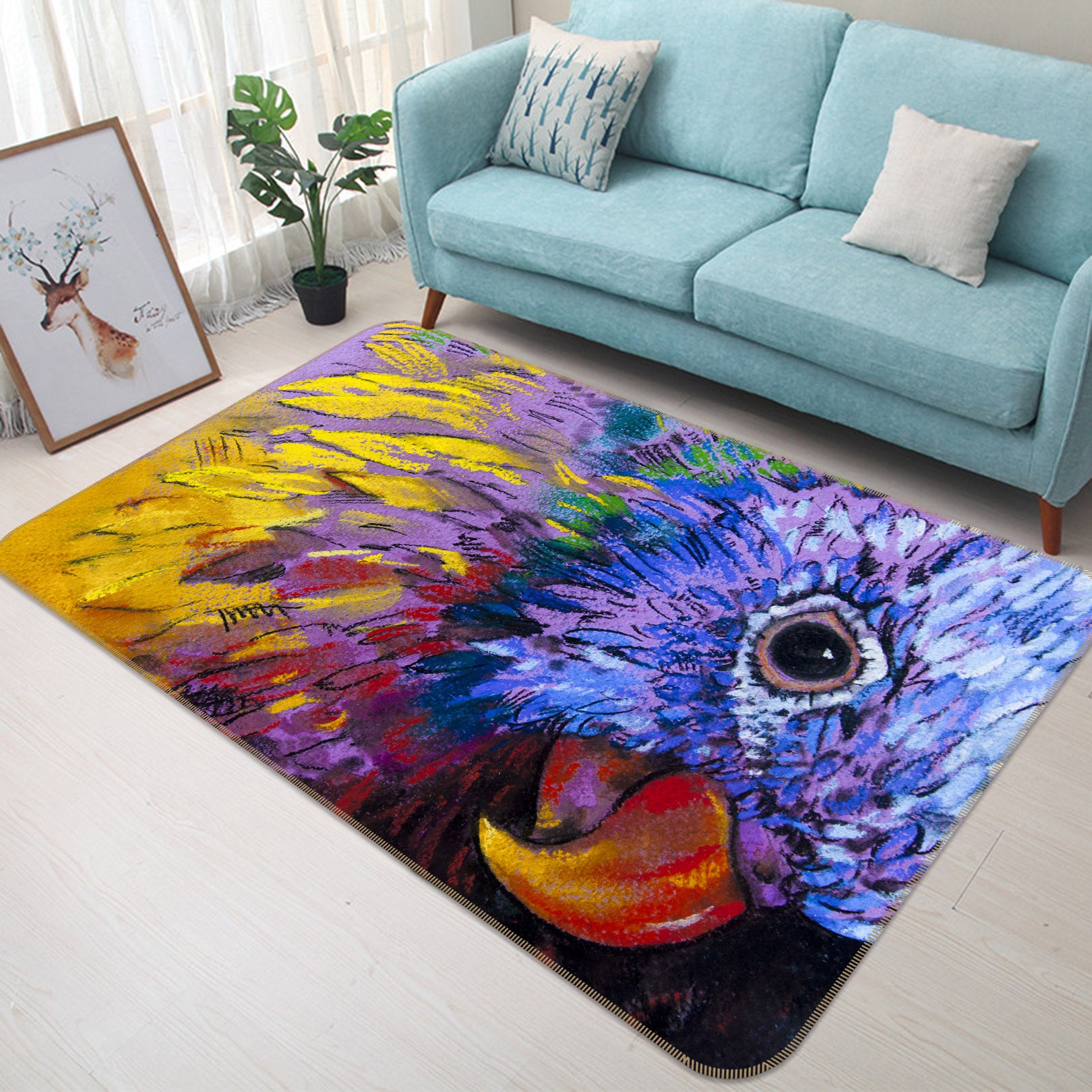 3D Bird 68239 Animal Non Slip Rug Mat