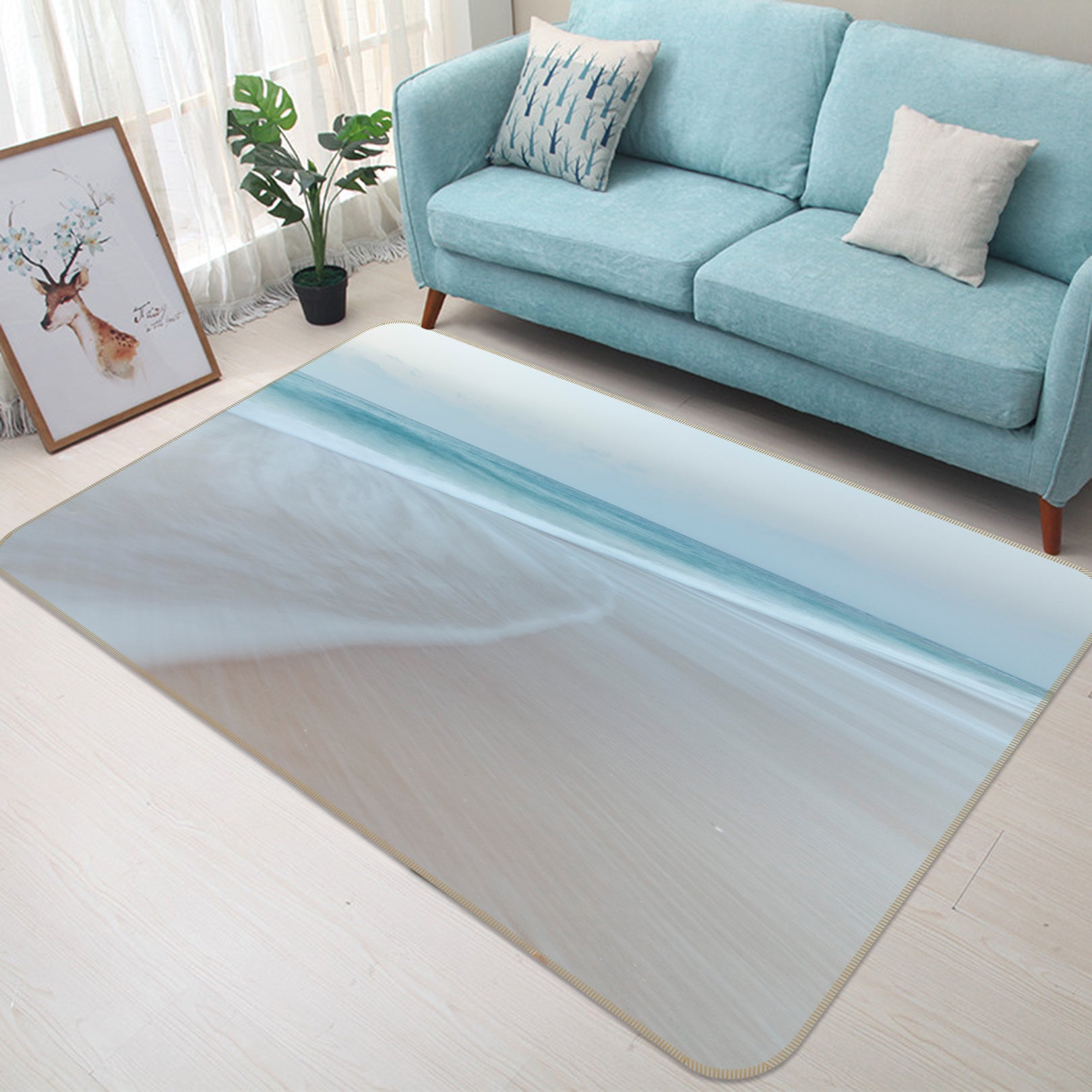 3D Seaside 83223 Assaf Frank Rug Non Slip Rug Mat