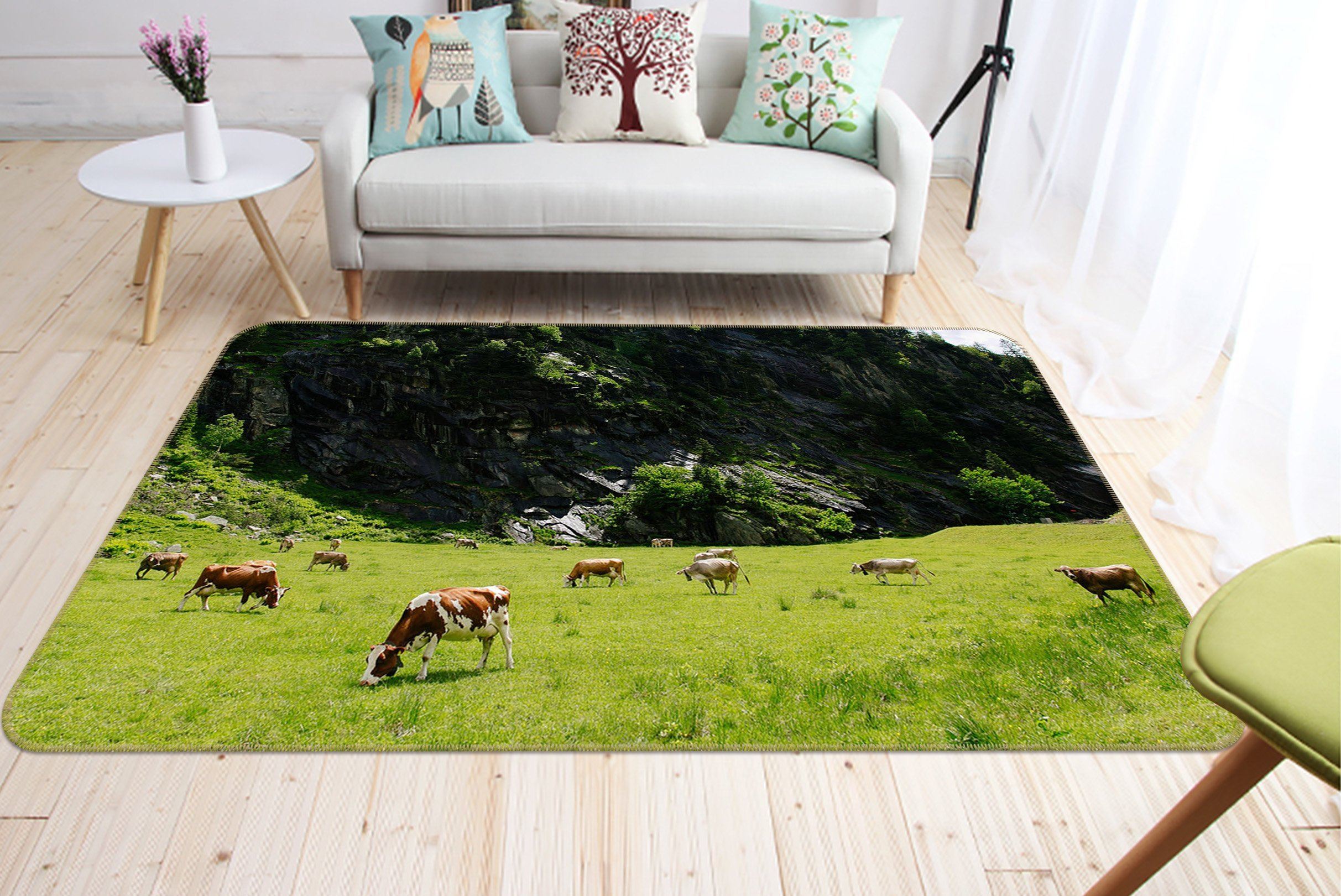 3D Prairie Horse 207 Animal Non Slip Rug Mat Mat AJ Creativity Home 