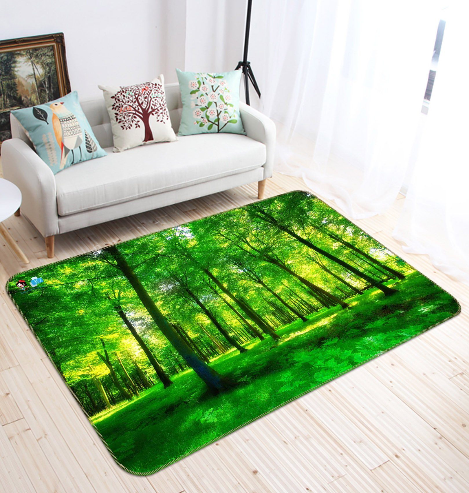 3D Fresh Woods 502 Non Slip Rug Mat Mat AJ Creativity Home 