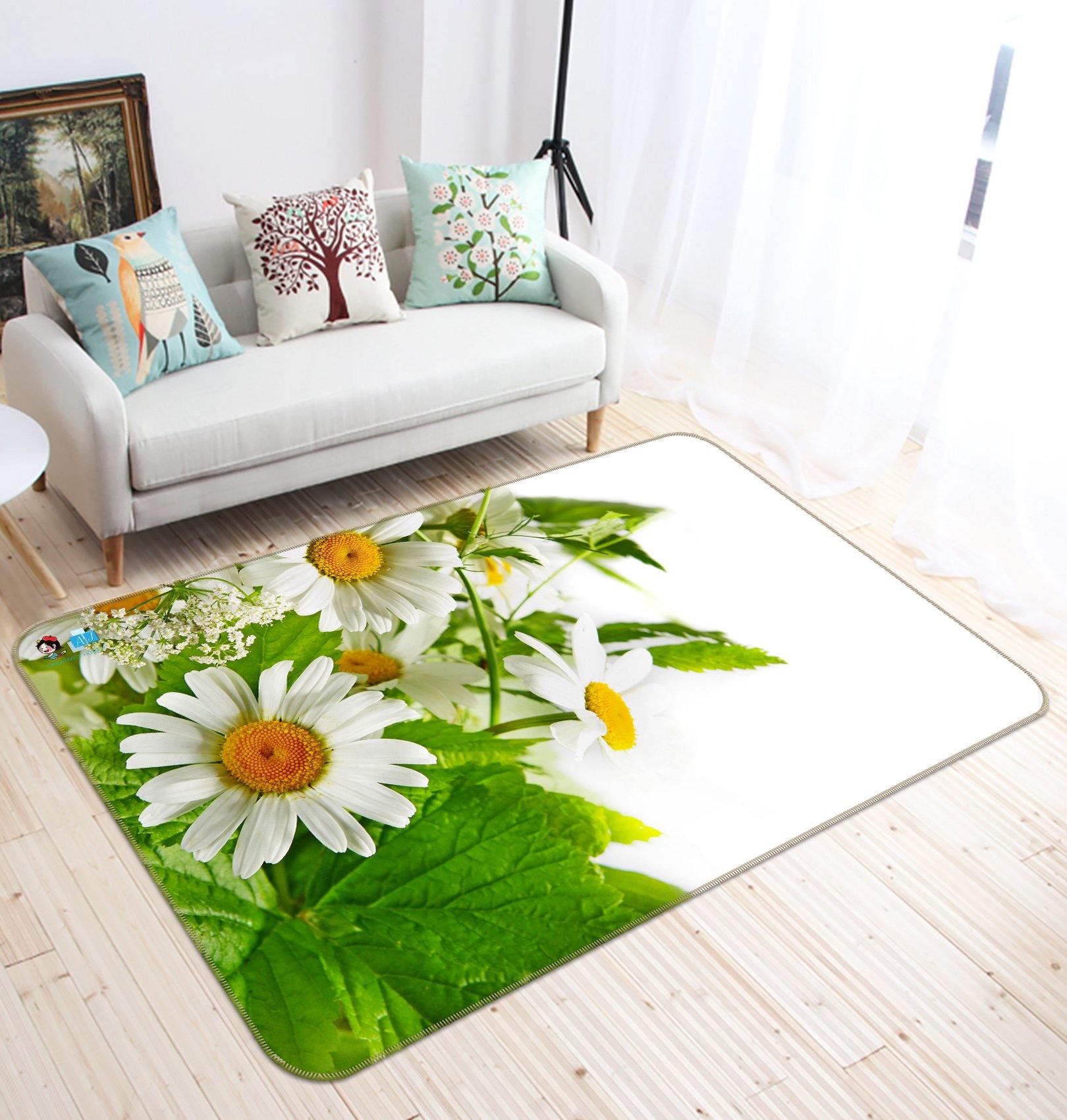 3D Chrysanthemum Flower 636 Non Slip Rug Mat Mat AJ Creativity Home 
