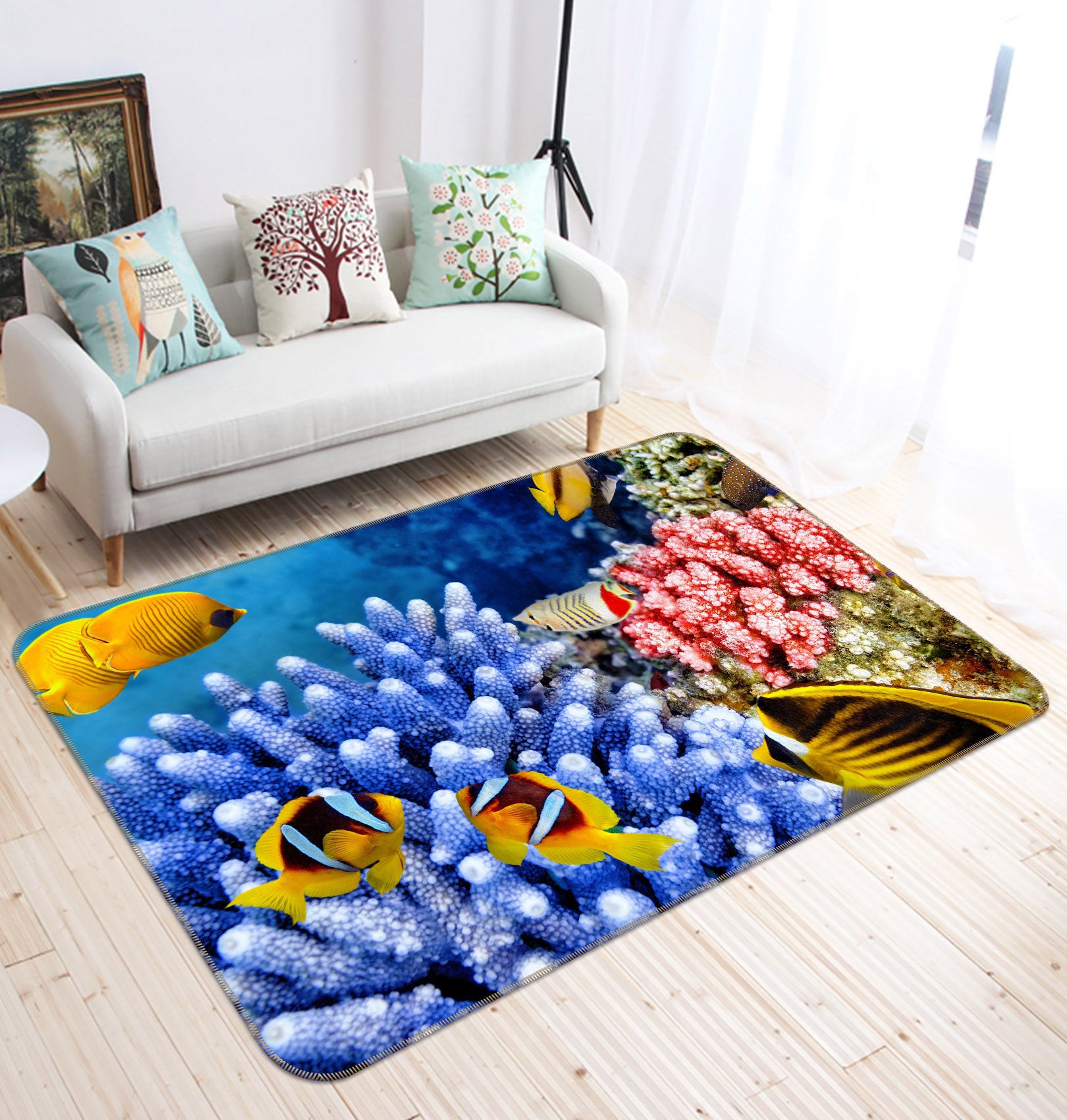 3D Coral Fish 68141 Animal Non Slip Rug Mat