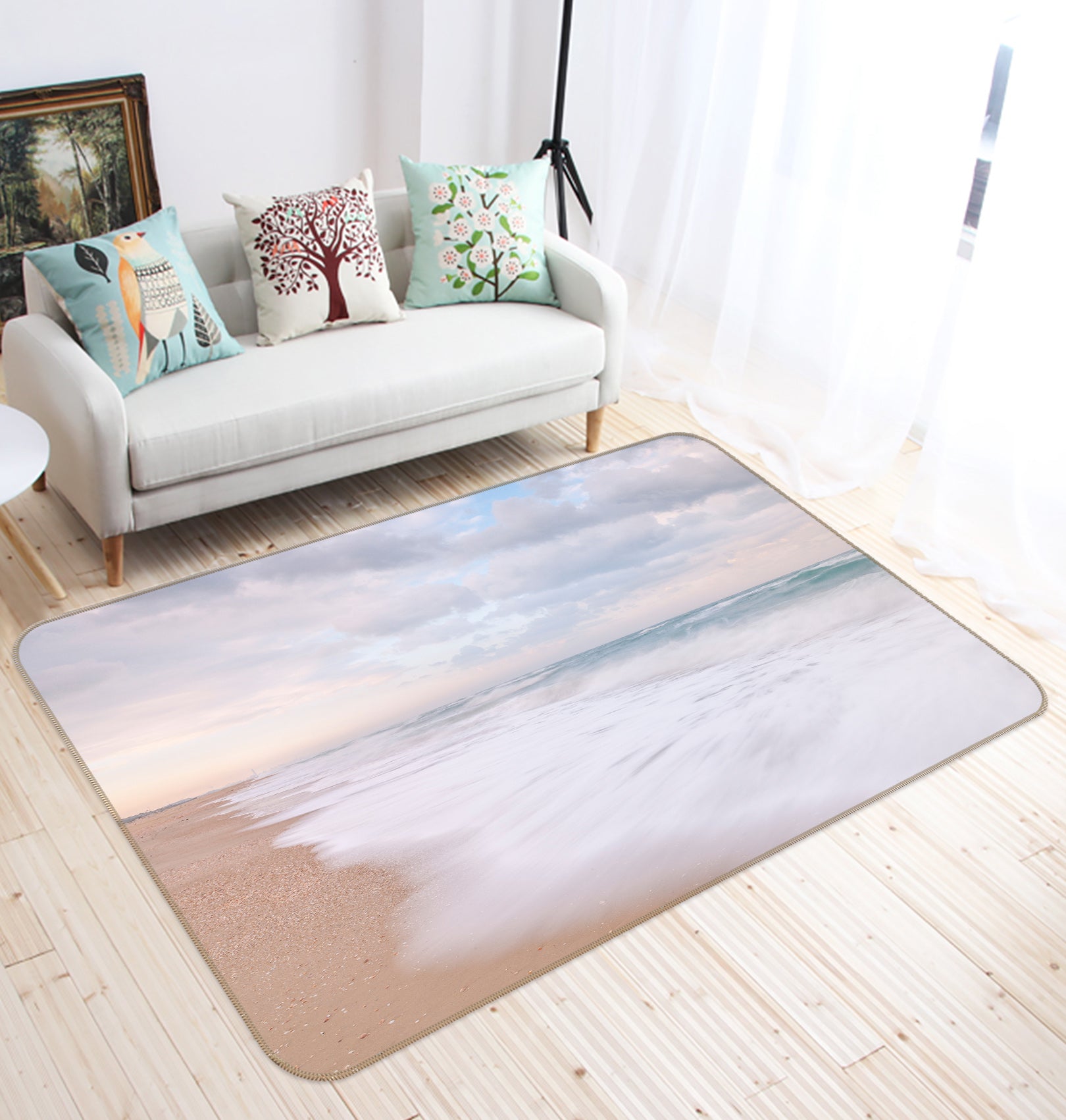 3D Beach 83218 Assaf Frank Rug Non Slip Rug Mat