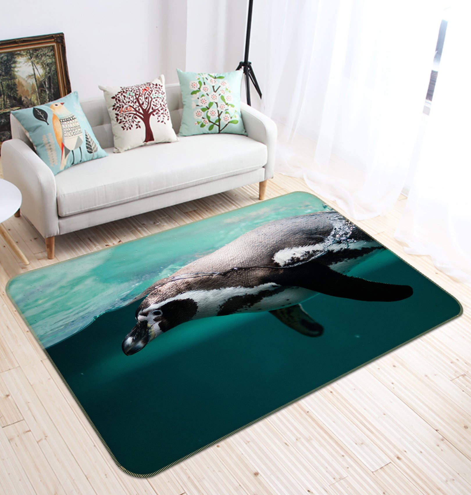 3D Penguin 82141 Animal Non Slip Rug Mat