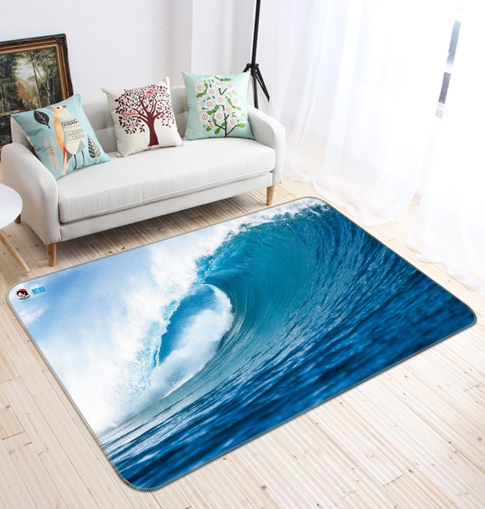 3D Sea Surfing 628 Non Slip Rug Mat Mat AJ Creativity Home 