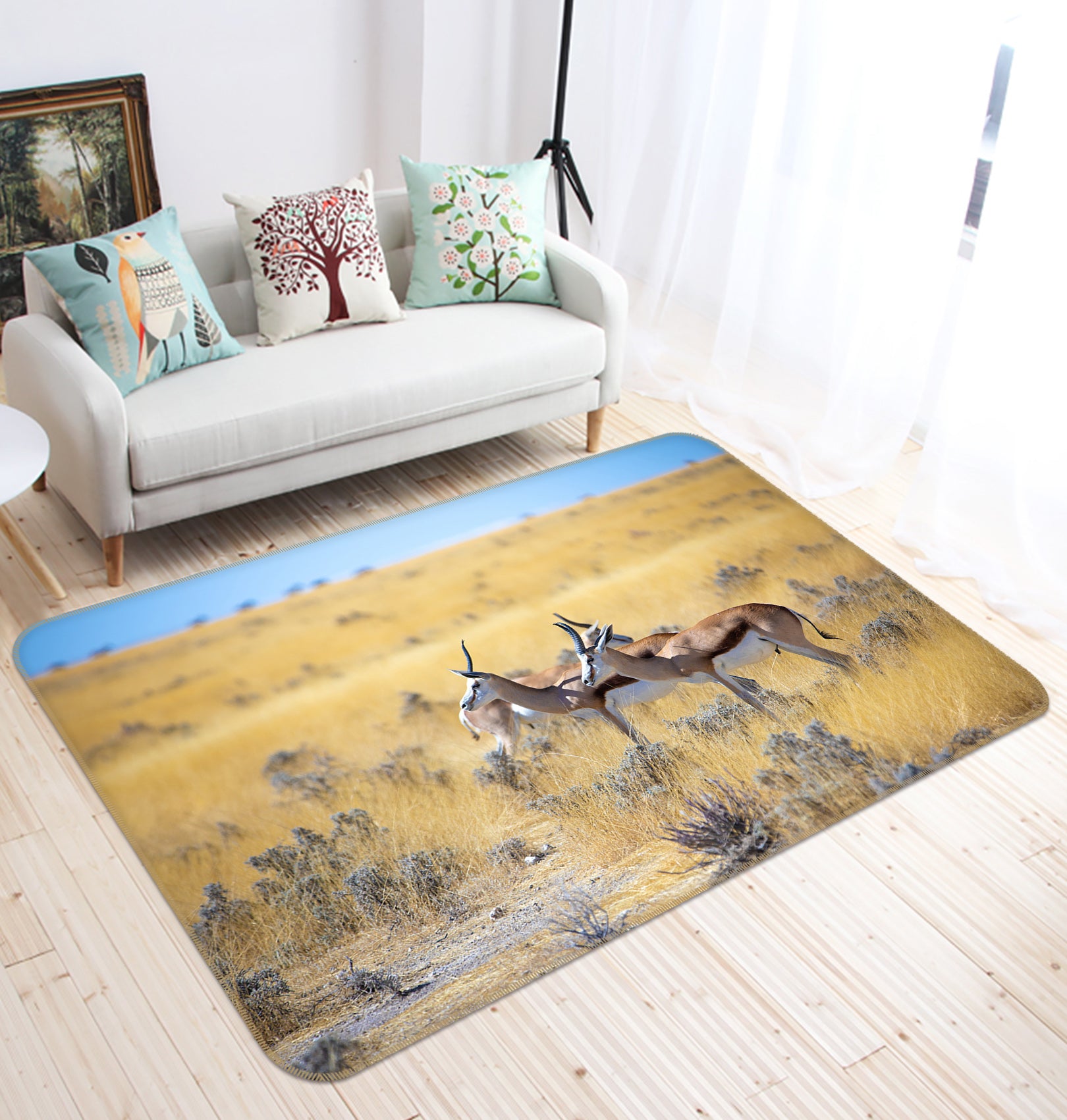 3D Antelope 82152 Animal Non Slip Rug Mat