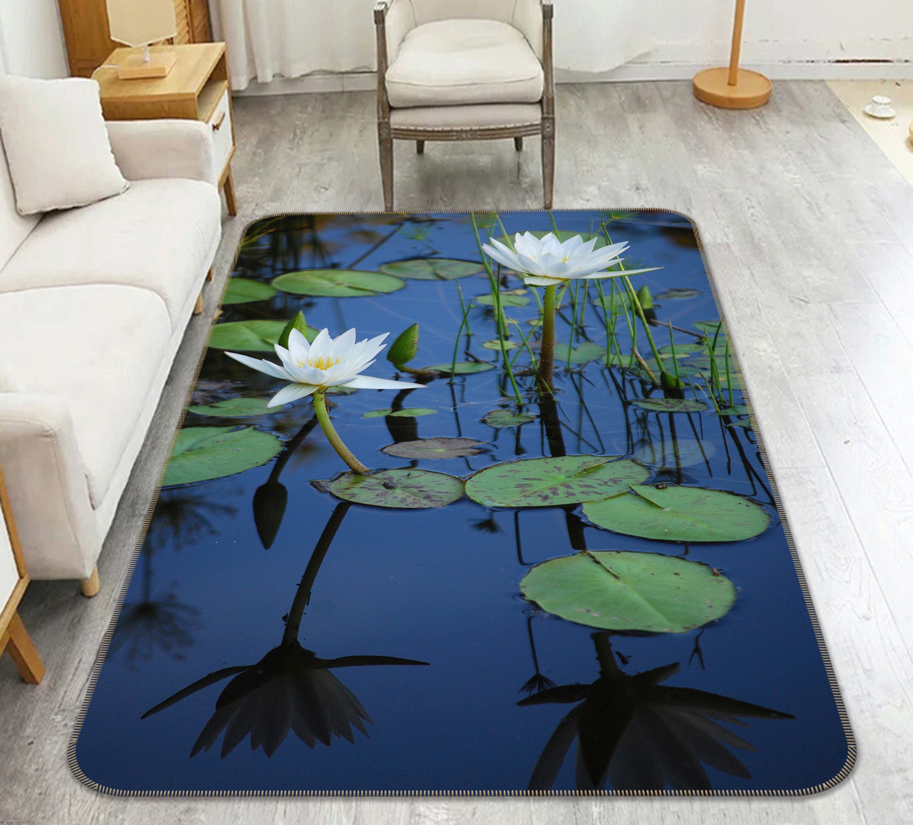 3D Lotus 26082 Non Slip Rug Mat