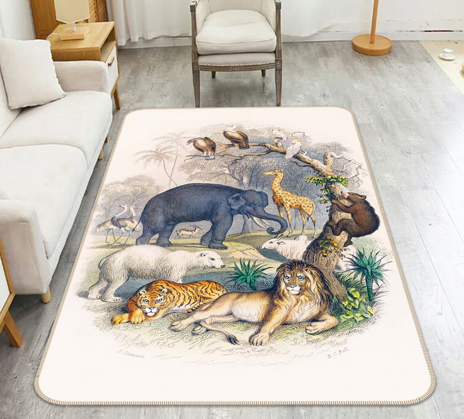 3D Animal 82176 Animal Non Slip Rug Mat