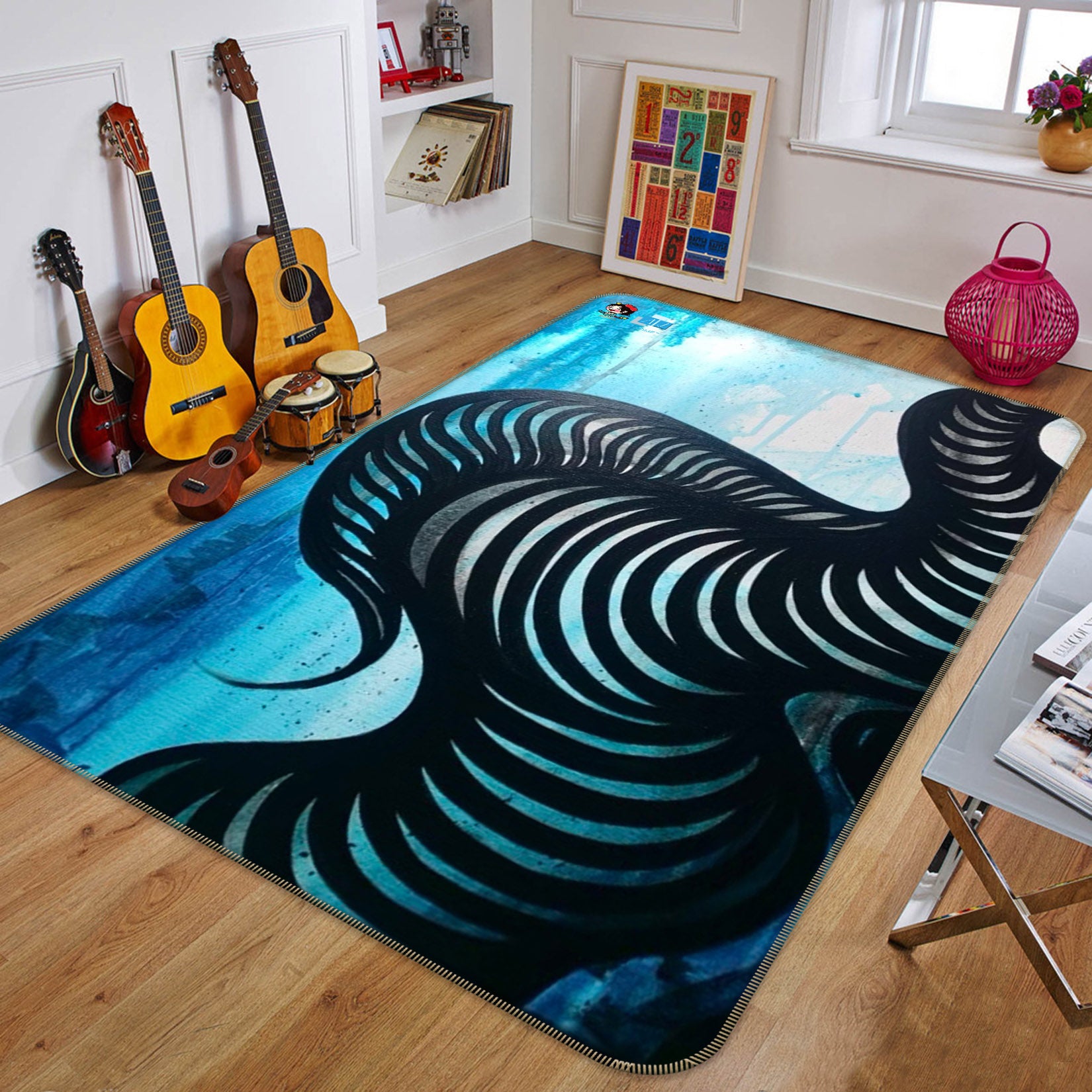 3D Watercolor Art 8217 Jacqueline Reynoso Rug Non Slip Rug Mat