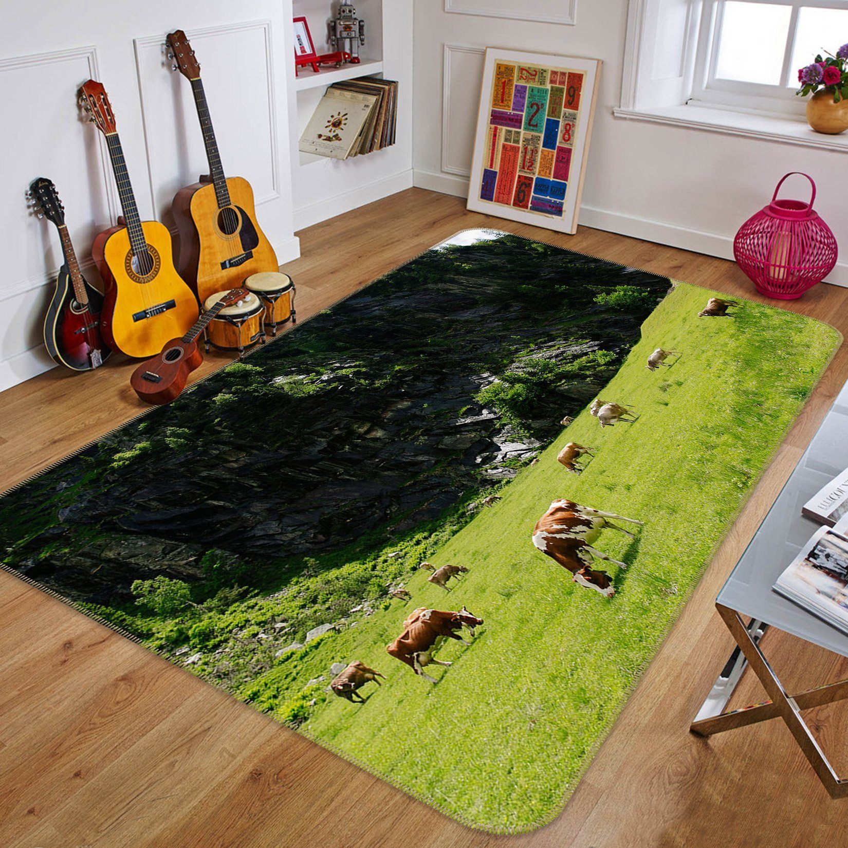 3D Prairie Horse 207 Animal Non Slip Rug Mat Mat AJ Creativity Home 