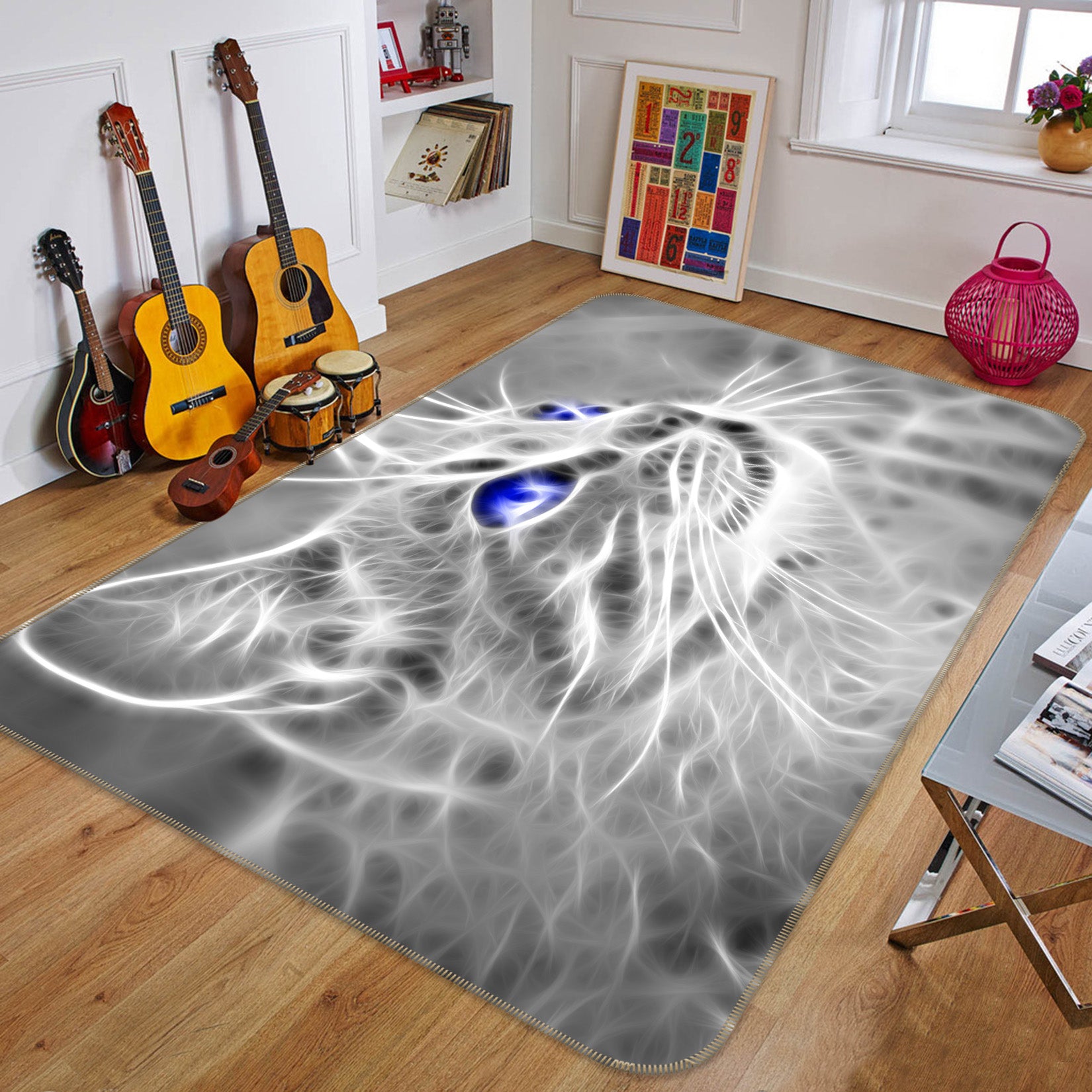 3D Cat 68235 Animal Non Slip Rug Mat