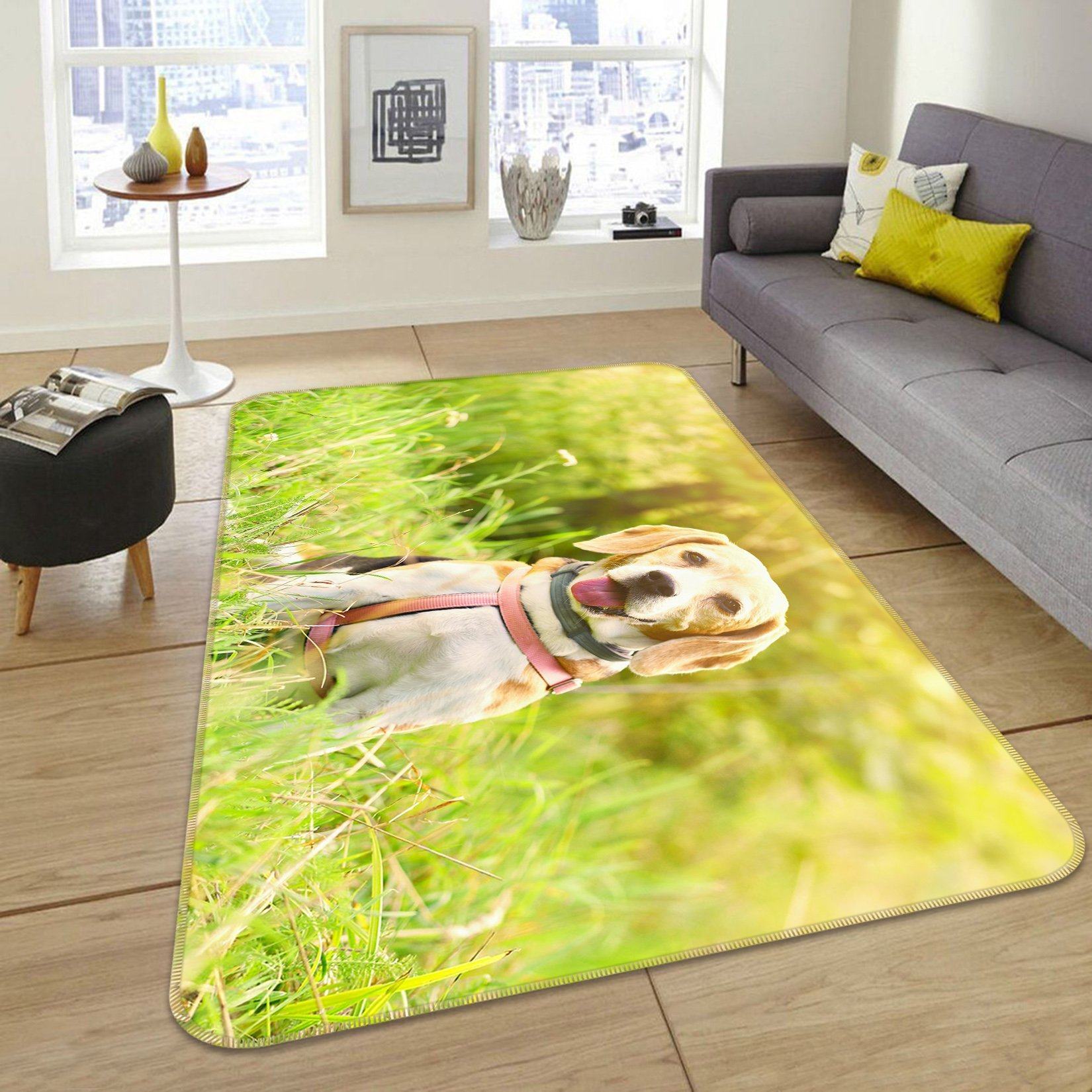 3D Sunshine Puppy 587 Animal Non Slip Rug Mat Mat AJ Creativity Home 