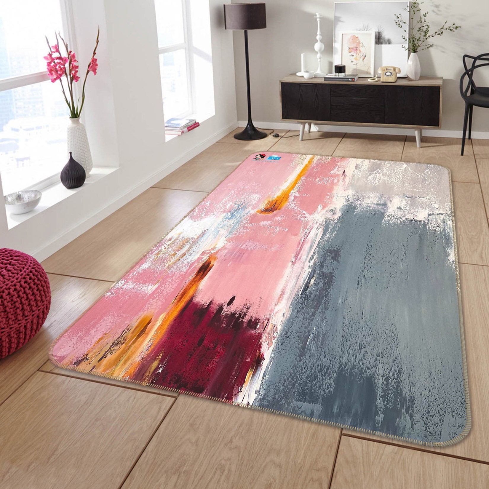 3D Painted Paint 4125 Skromova Marina Rug Non Slip Rug Mat