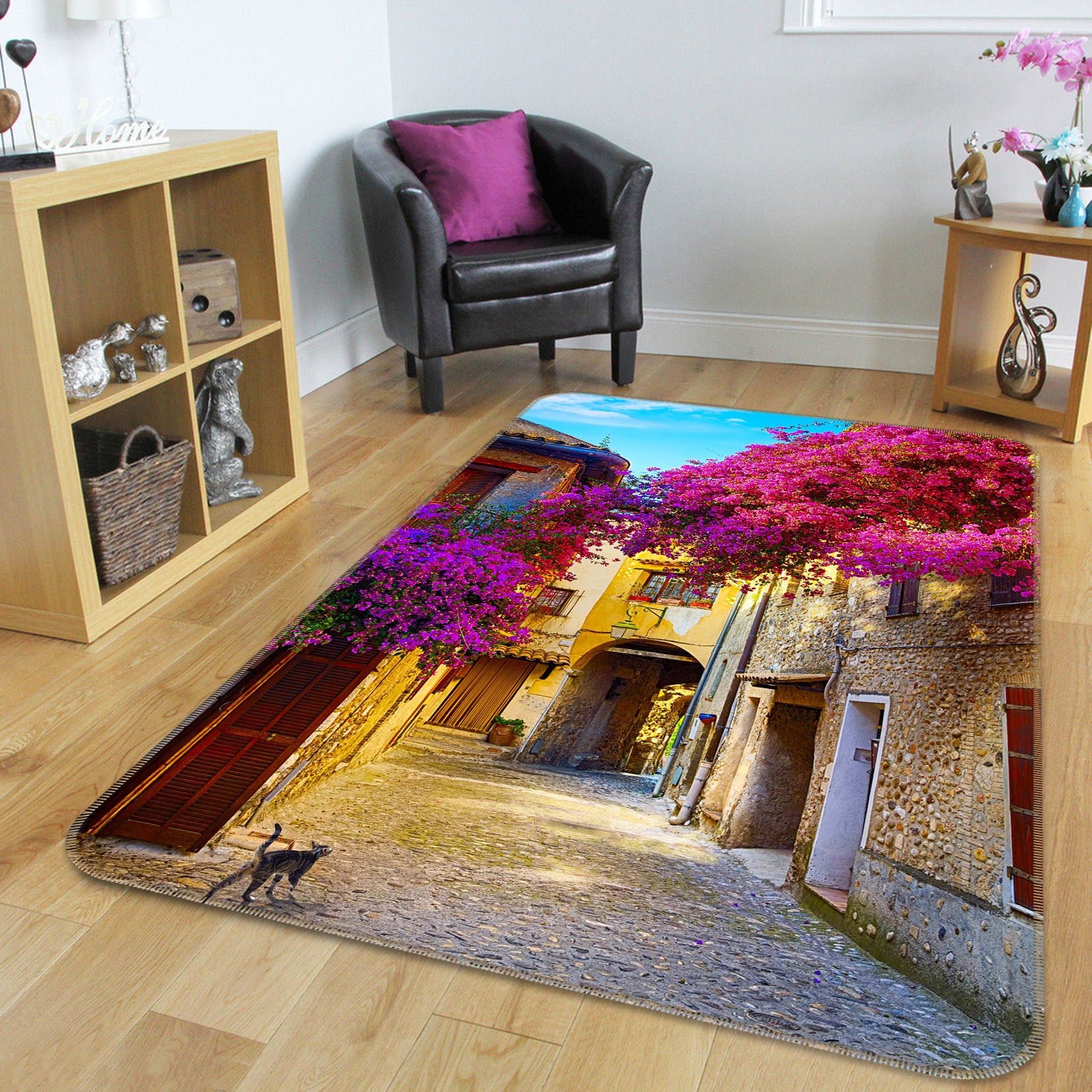 3D House Path 26002 Non Slip Rug Mat