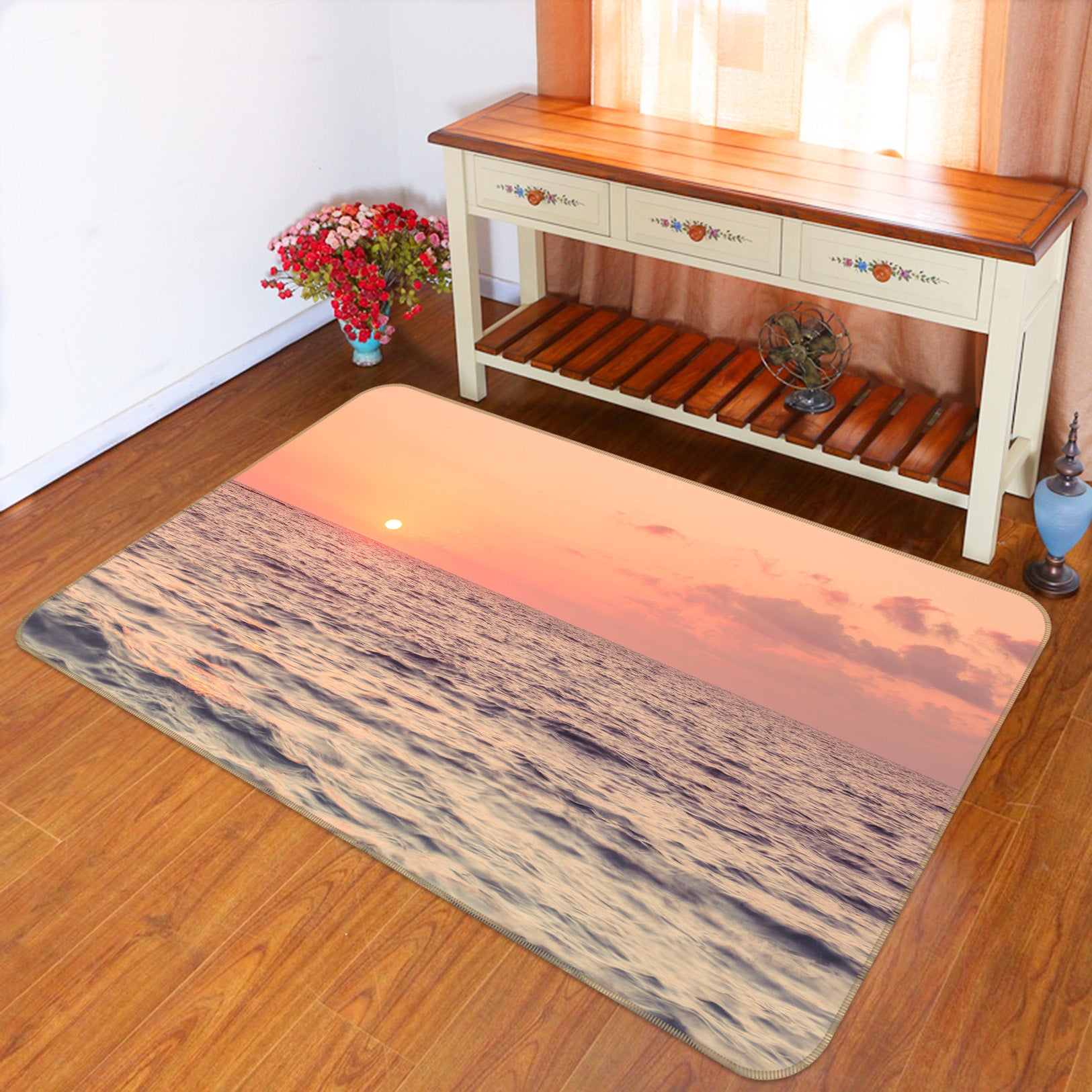 3D Solar Sea Level 136 Assaf Frank Rug Non Slip Rug Mat