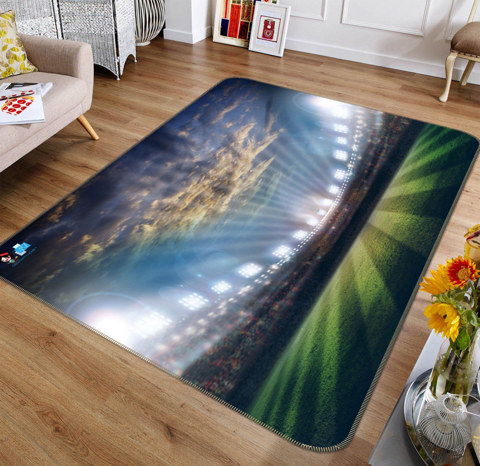 3D Venue Light 136 Non Slip Rug Mat Mat AJ Creativity Home 