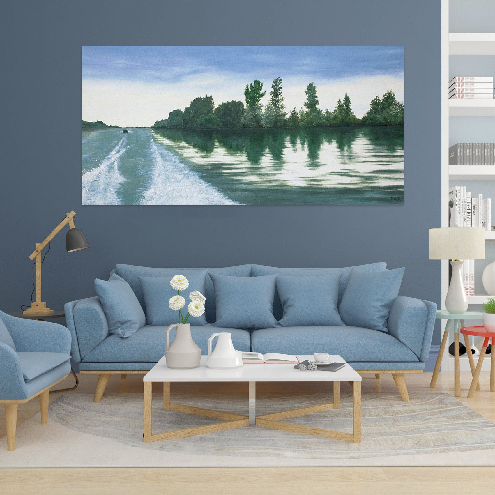 3D River Forest 1803 Marina Zotova Wall Sticker