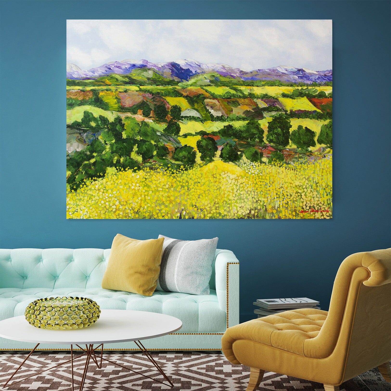 3D Colored Valley 210 Allan P. Friedlander Wall Sticker Wallpaper AJ Wallpaper 2 