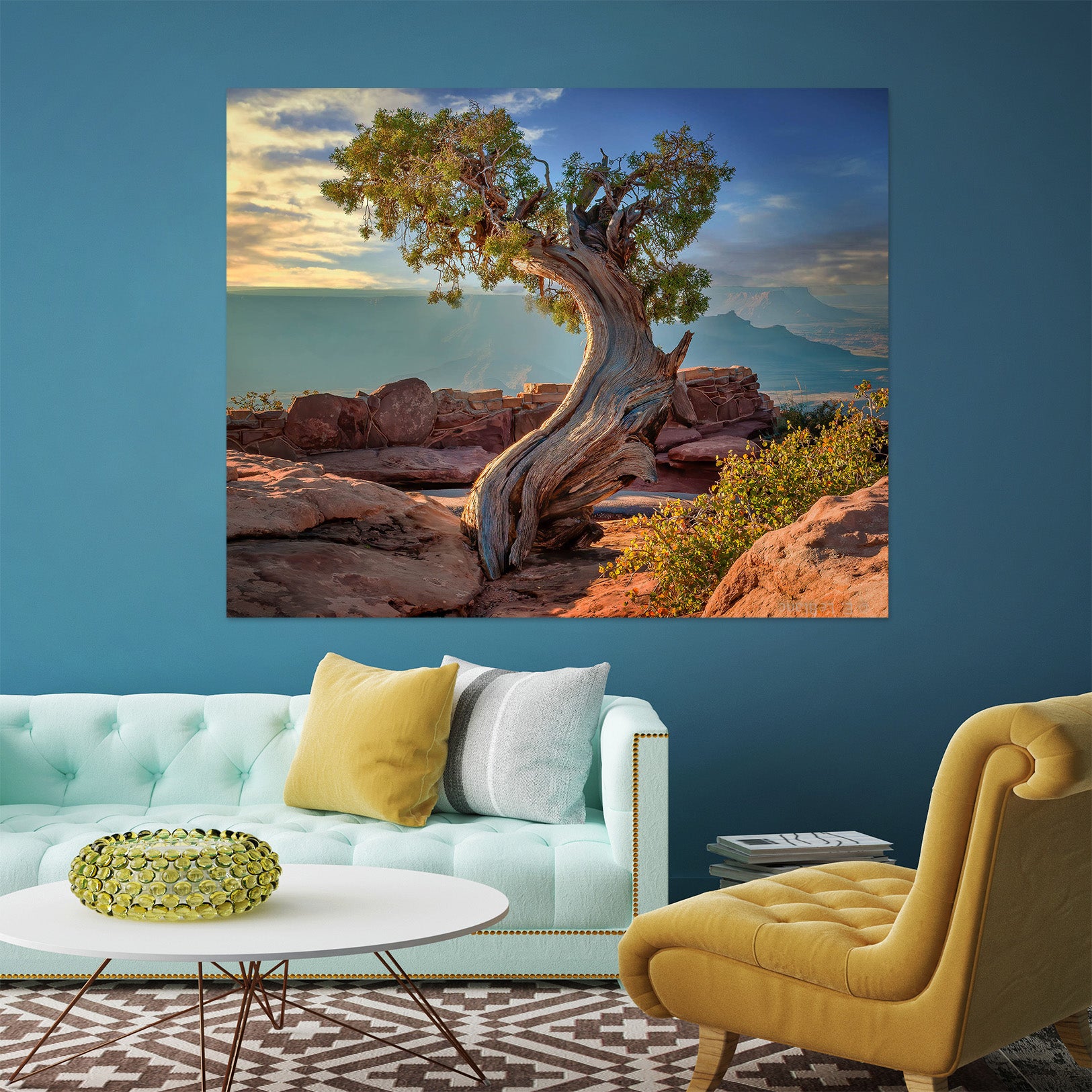 3D Dead Tree Stone 4014 Beth Sheridan Wall Sticker