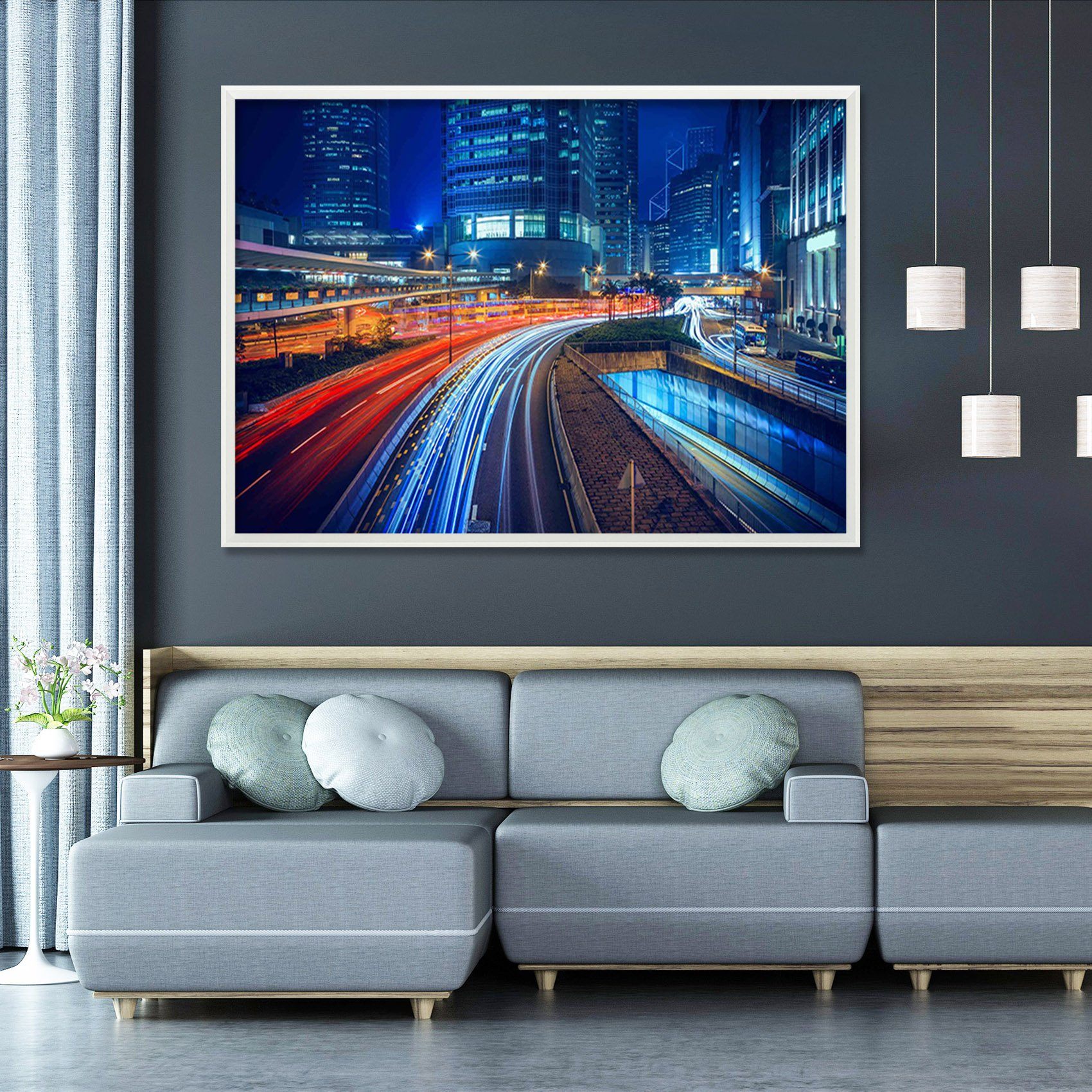 3D Highway Fast 156 Fake Framed Print Painting Wallpaper AJ Creativity Home 