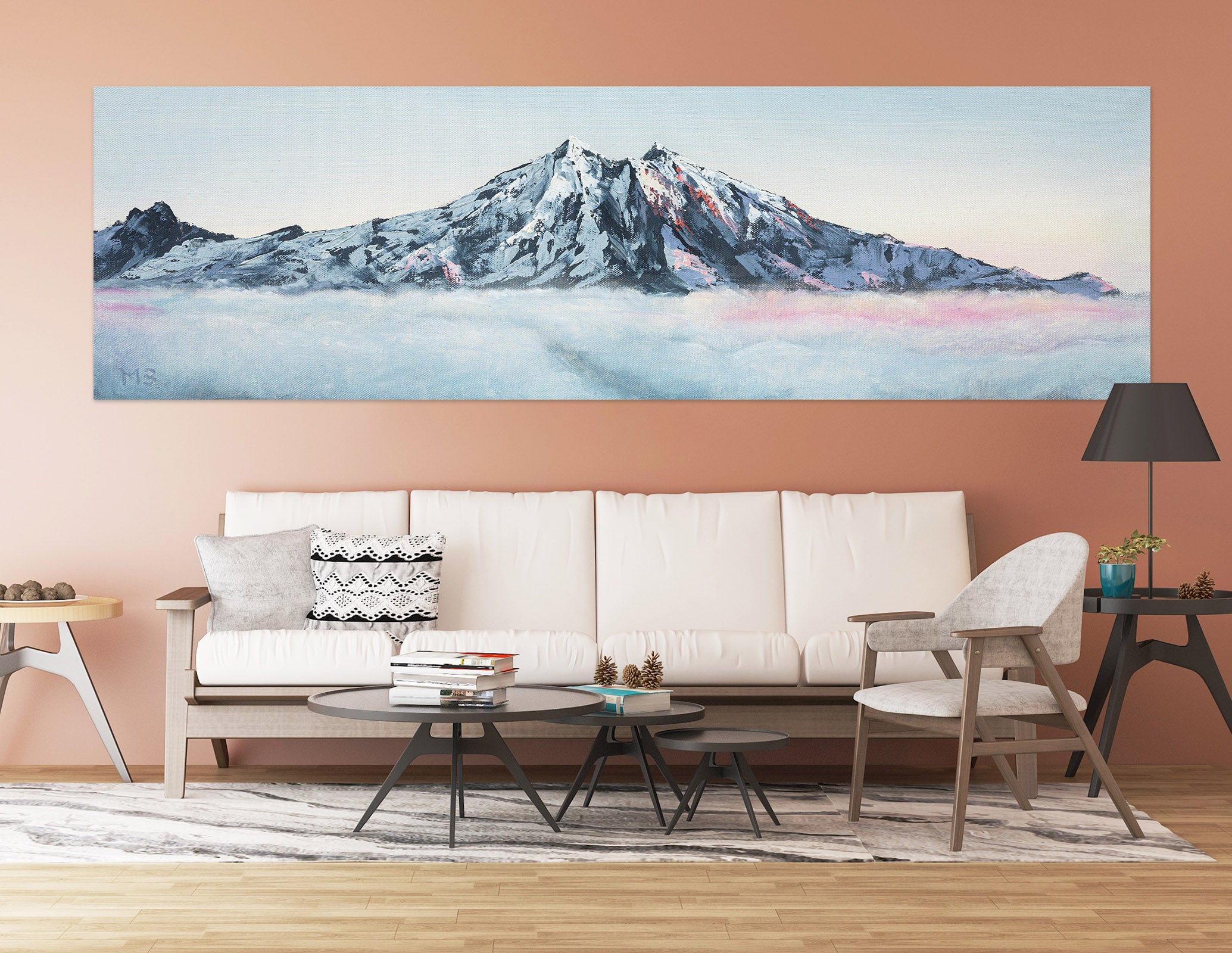 3D Snow Mountain 1804 Marina Zotova Wall Sticker