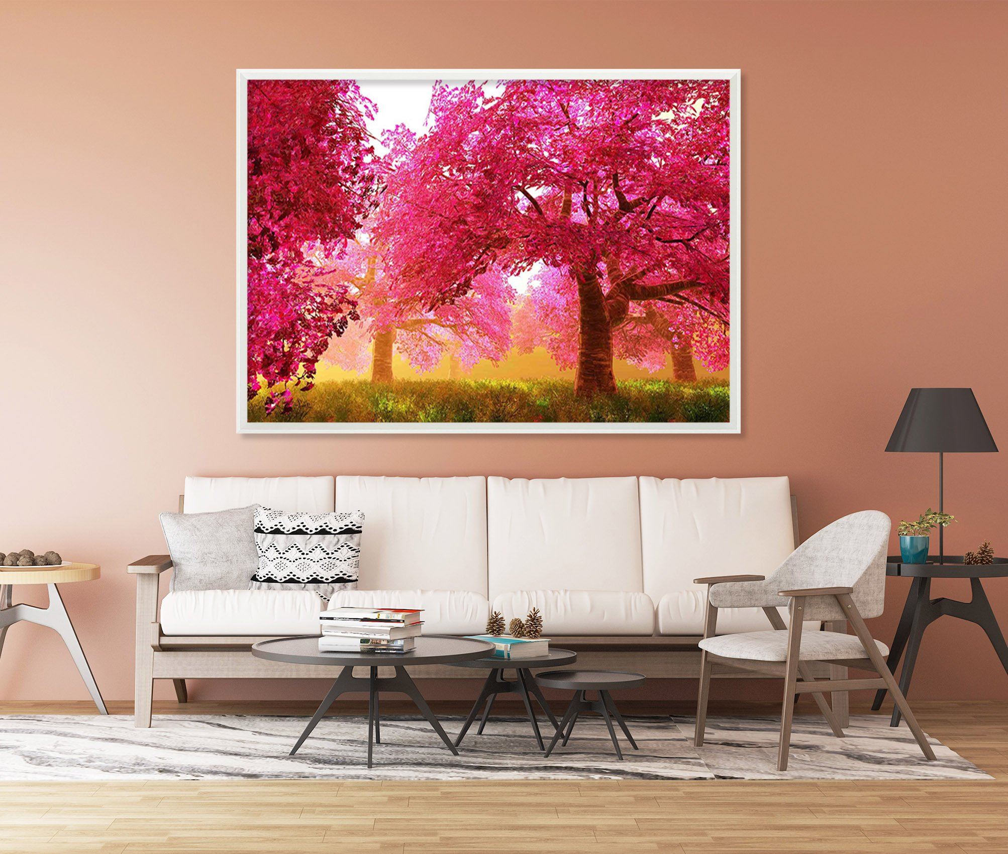 3D Mangrove Forest 169 Fake Framed Print Painting Wallpaper AJ Creativity Home 