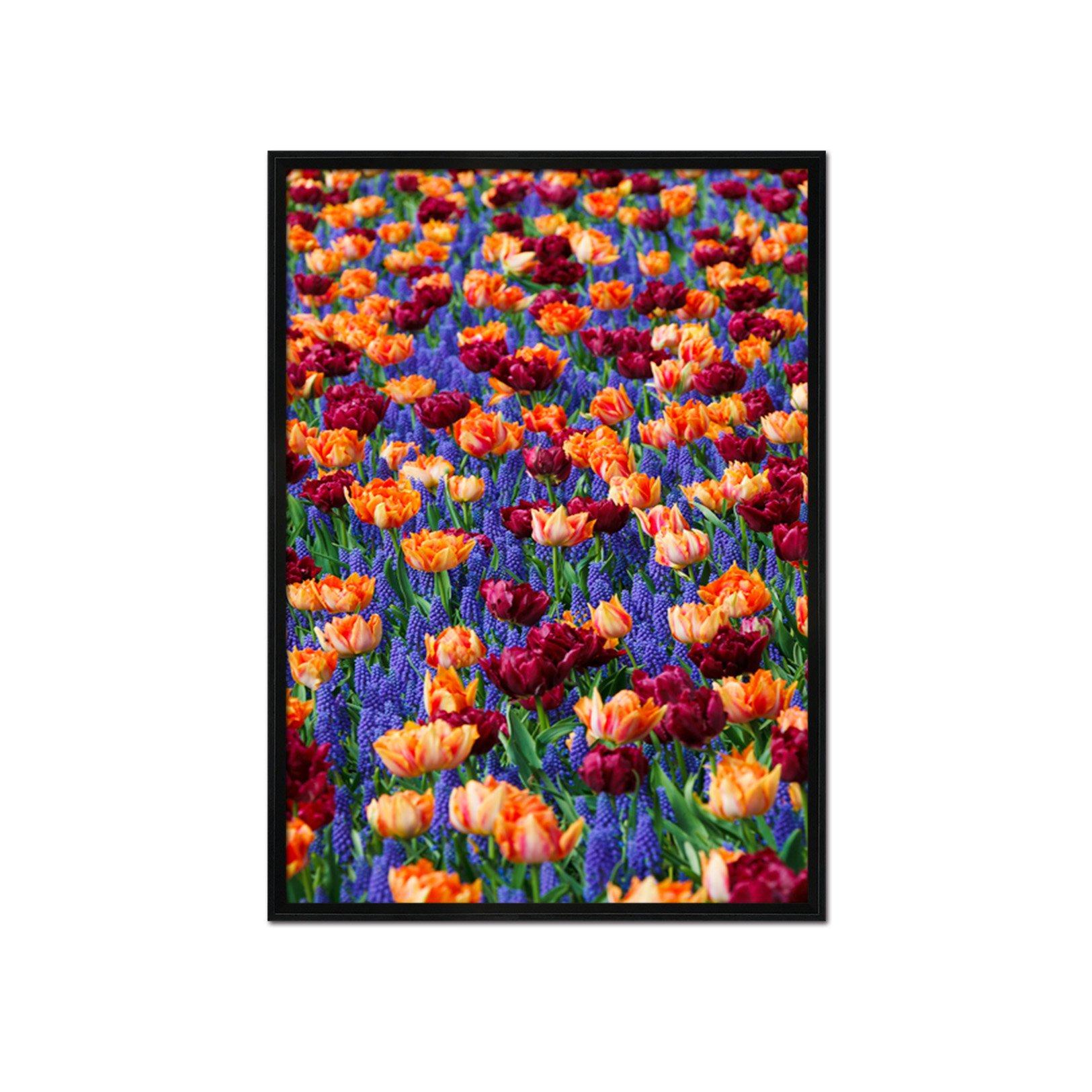 3D Flower Sea 048 Fake Framed Print Painting Wallpaper AJ Creativity Home 