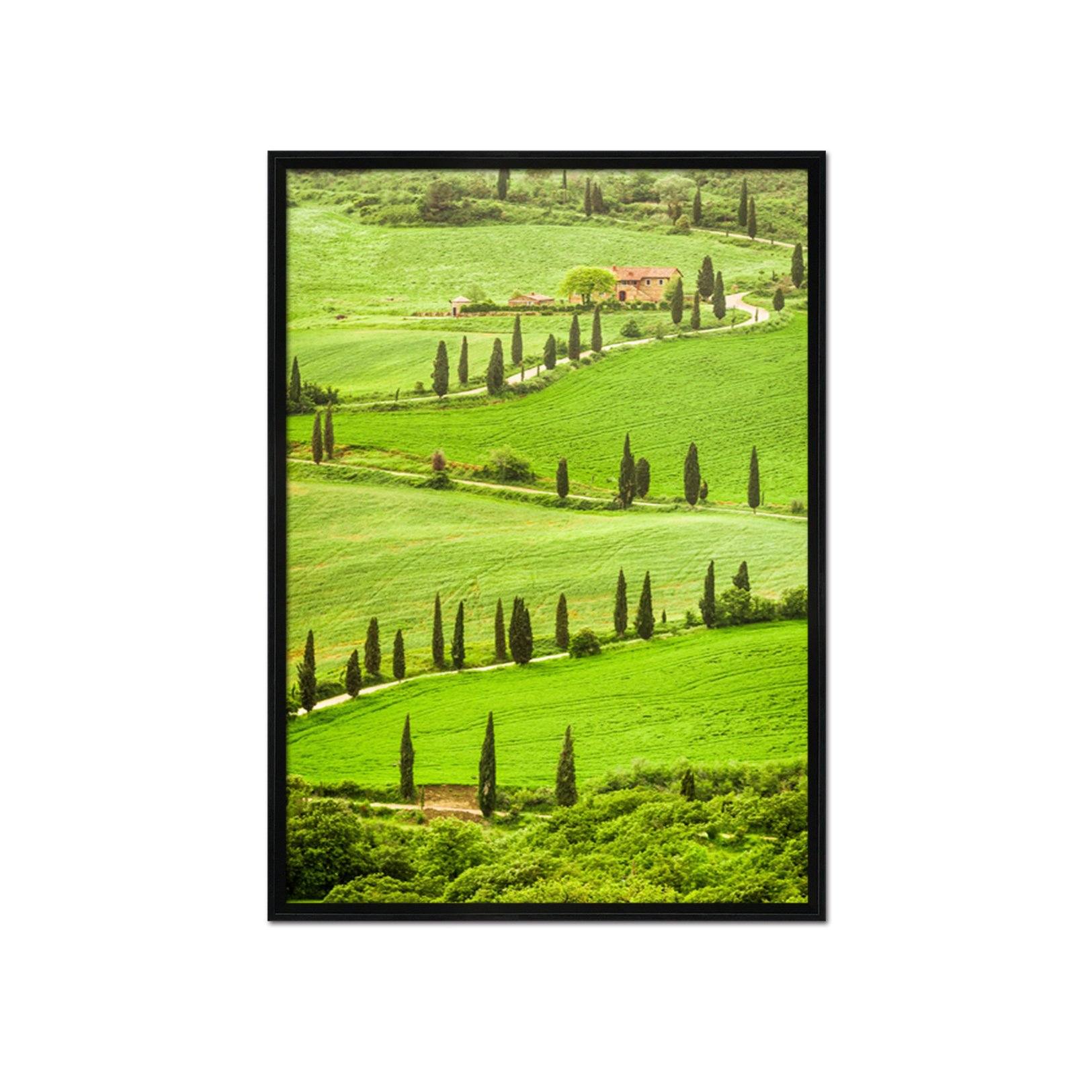 3D Field Meadow 050 Fake Framed Print Painting Wallpaper AJ Creativity Home 