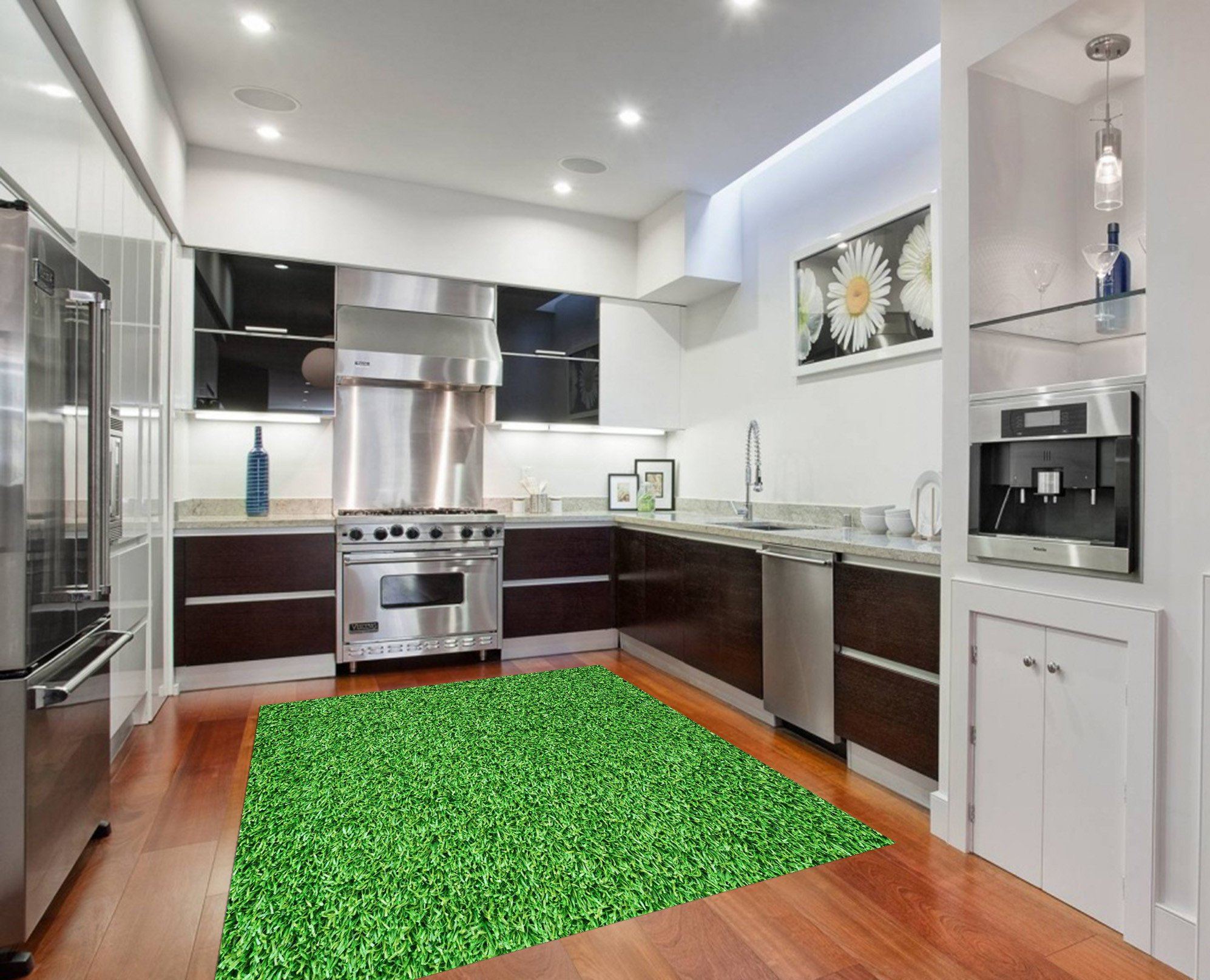 3D Rubber Grass 686 Kitchen Mat Floor Mural Wallpaper AJ Wallpaper 