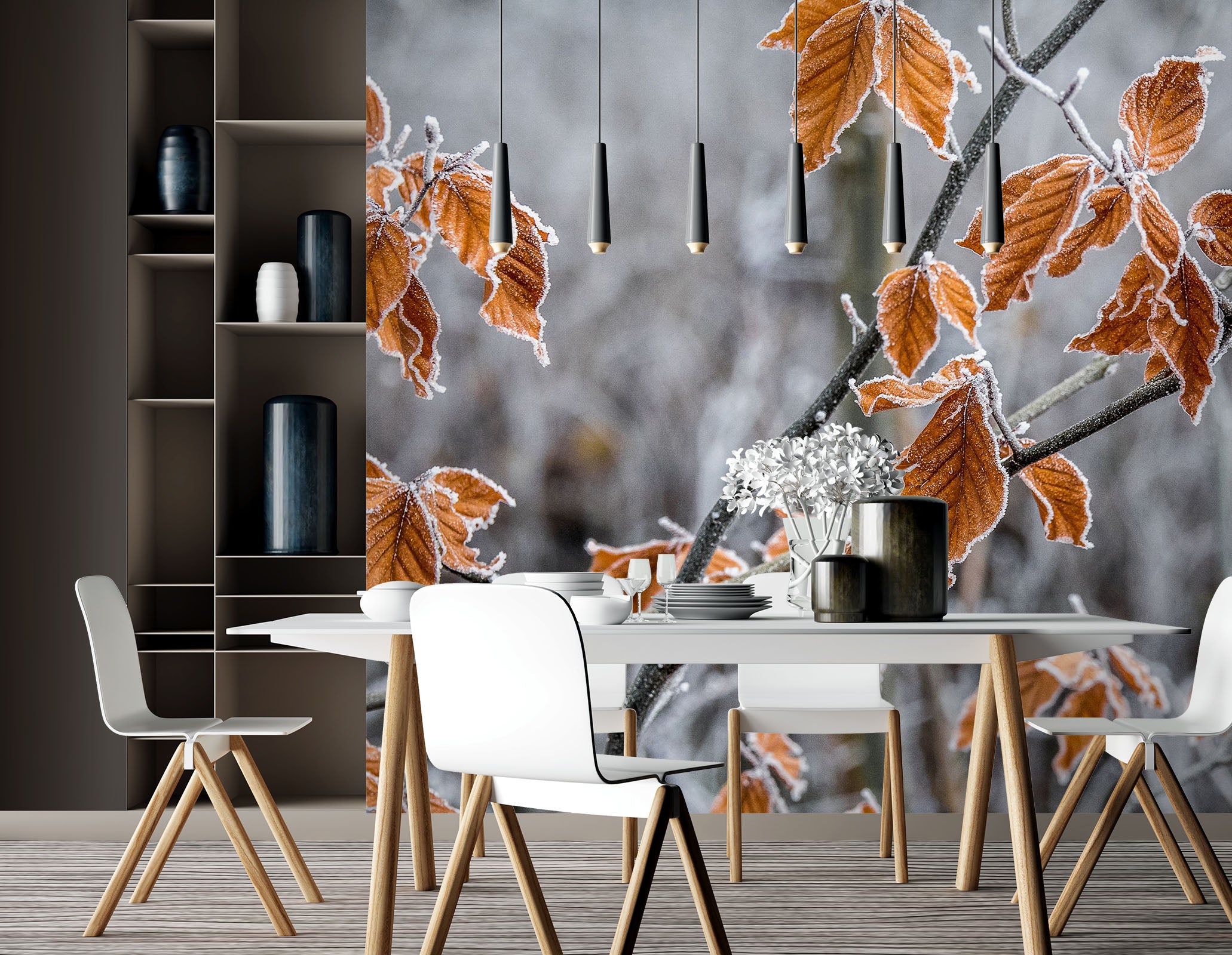 3D Leaves 58073 Wall Murals