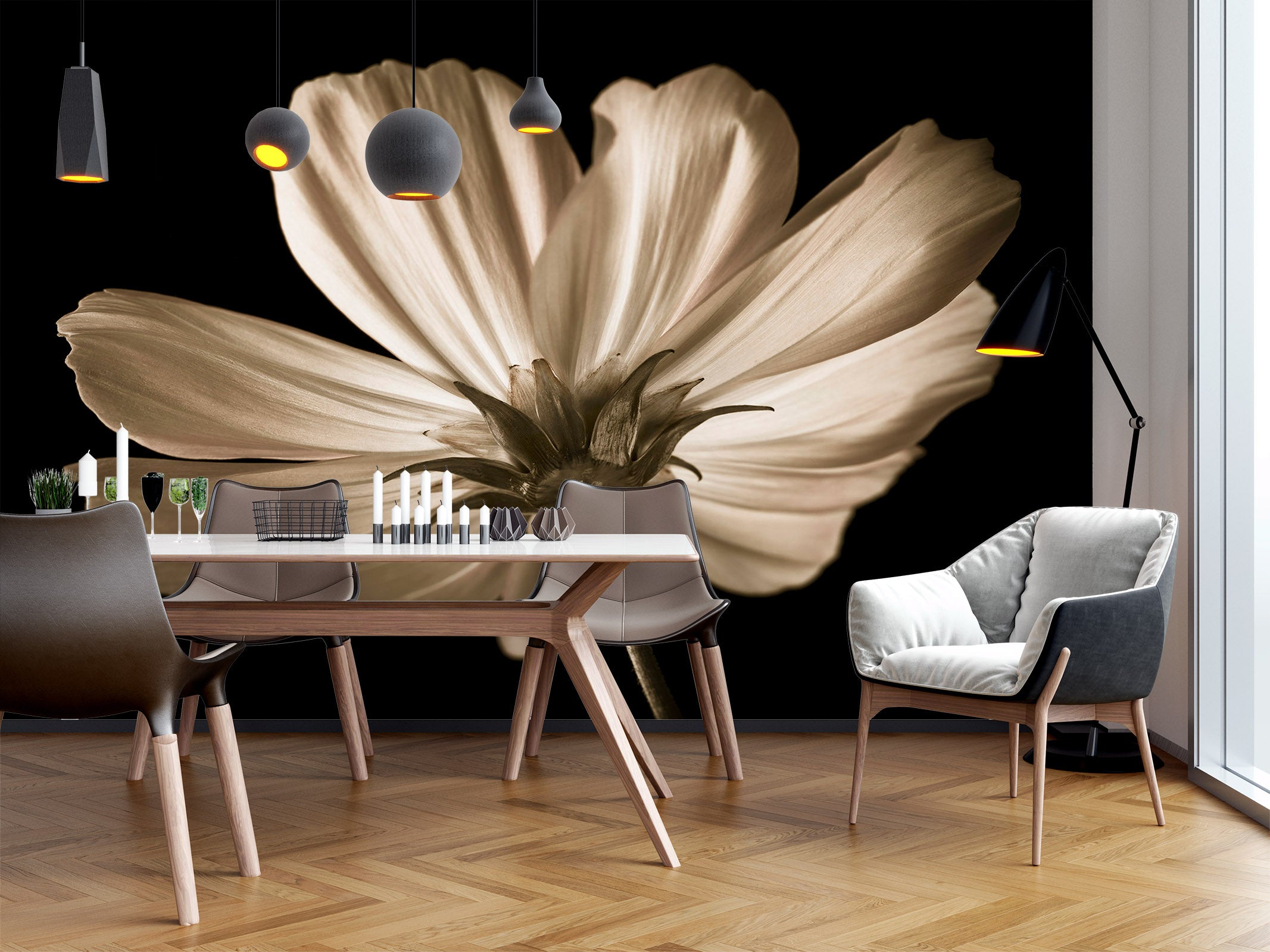 3D Beautiful Flower 6105 Assaf Frank Wall Mural Wall Murals