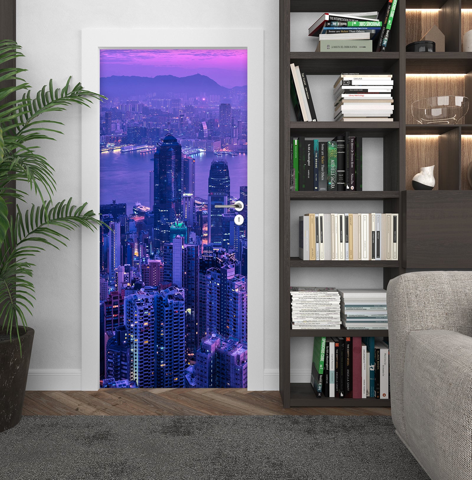 3D City Buildings 119134 Marco Carmassi Door Mural