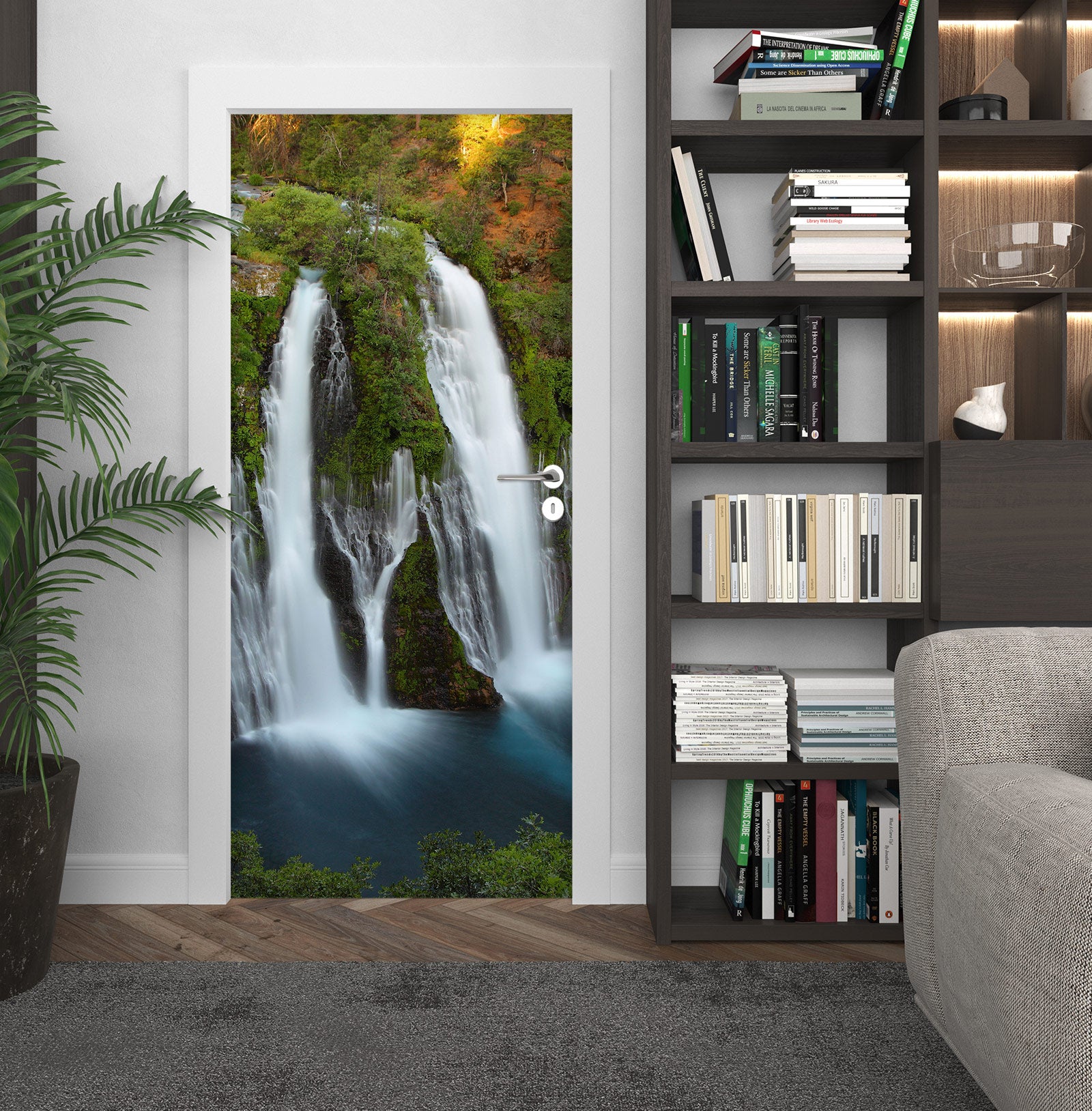 3D Waterfall 23192 Door Mural