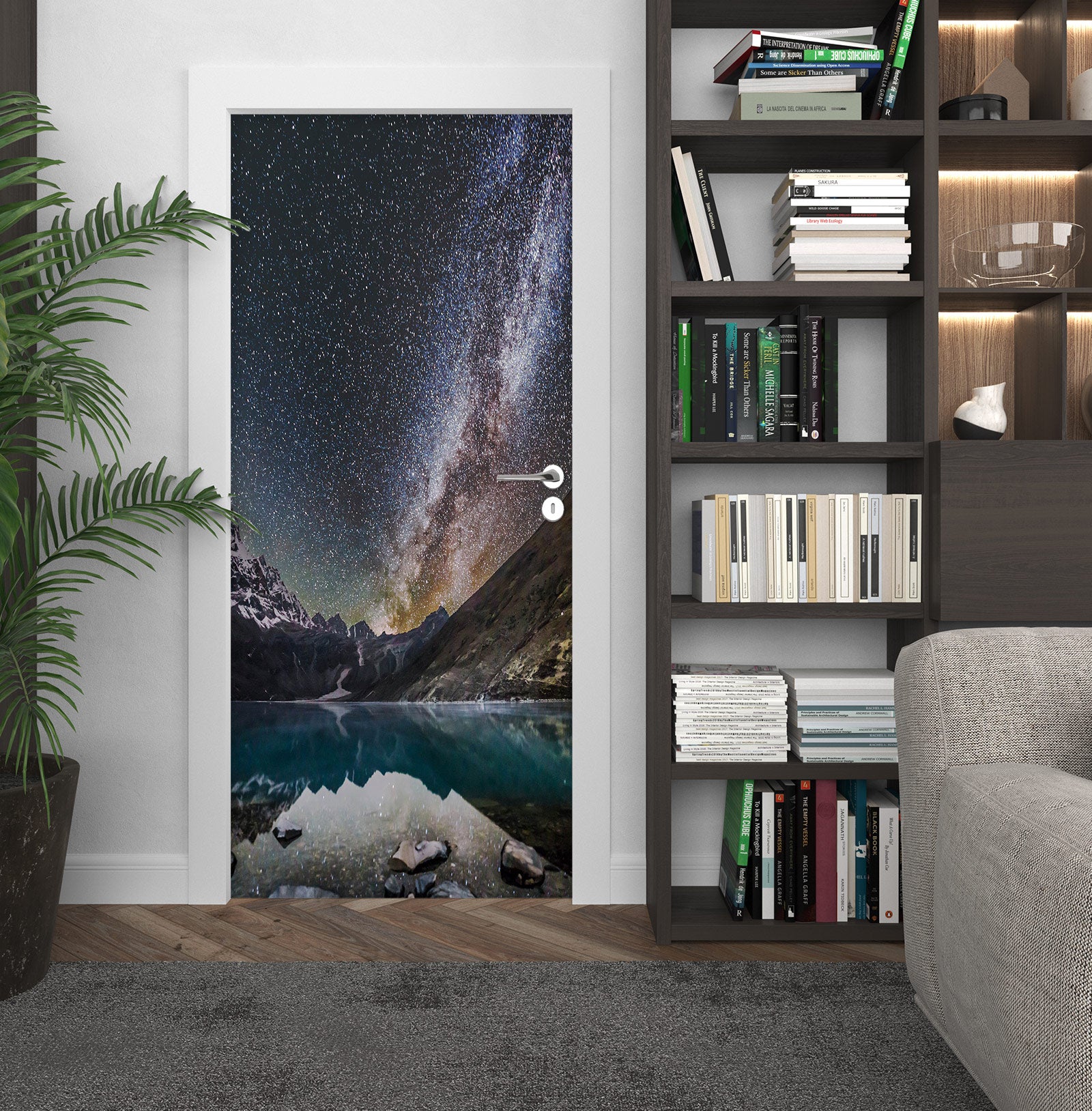 3D Starry Sky 23076 Door Mural