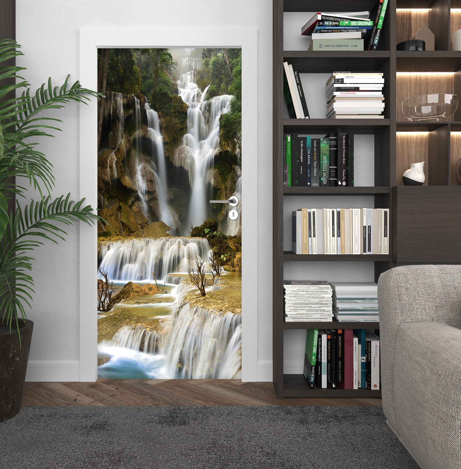 3D Waterfall 24038 Door Mural