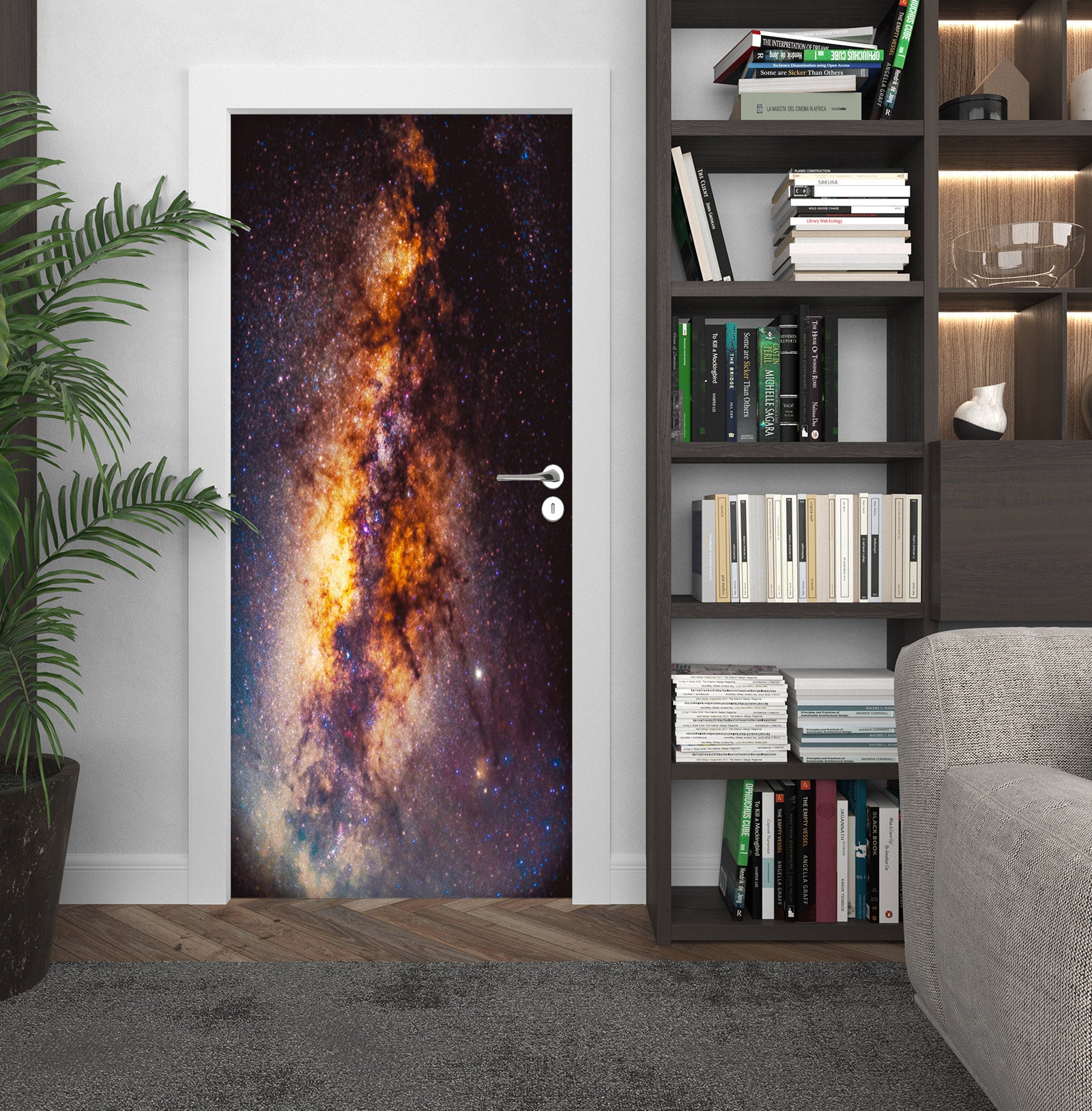 3D Starry Sky 25018 Door Mural