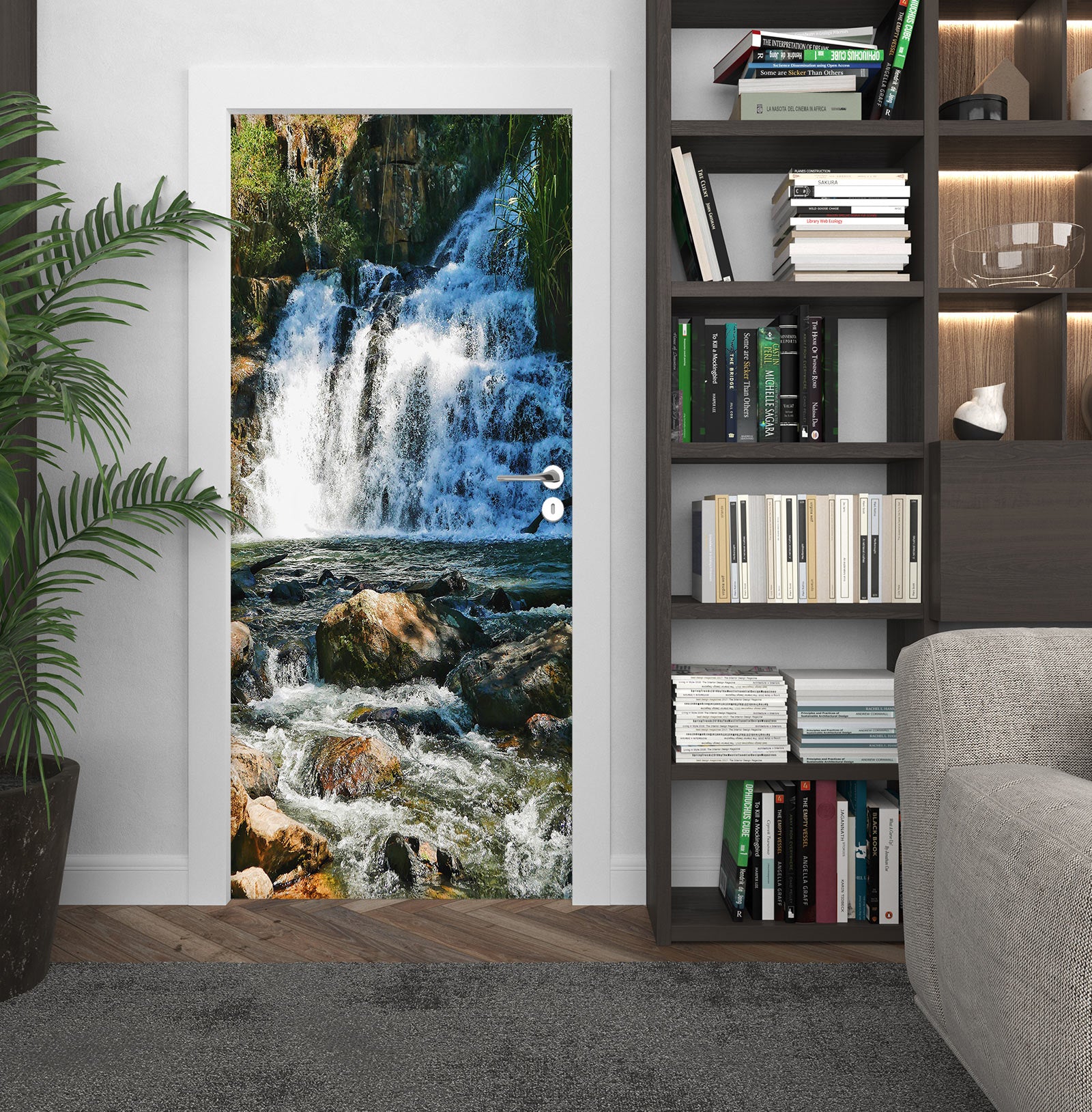 3D Waterfall 25038 Door Mural