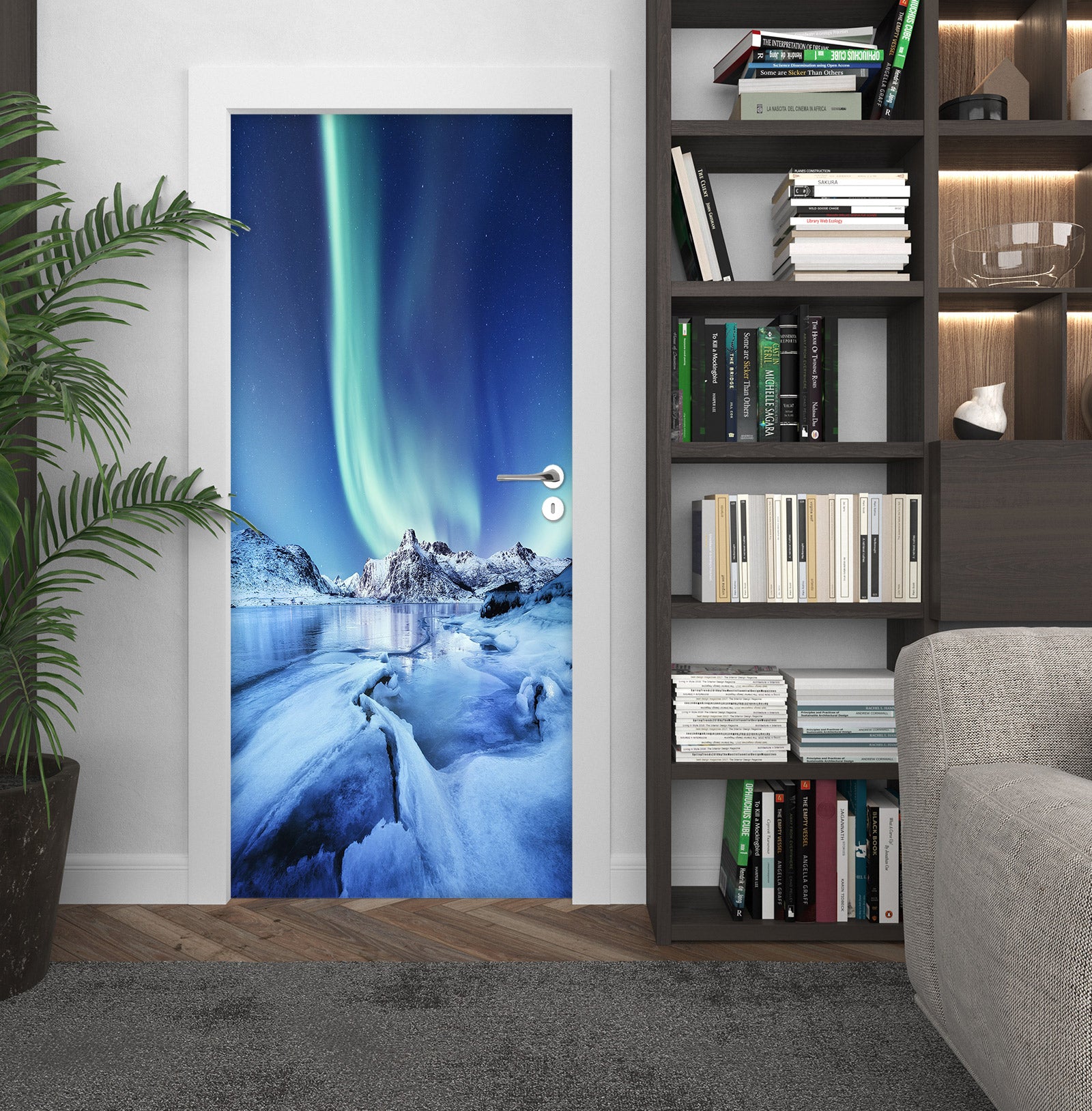 3D Glacier 24166 Door Mural