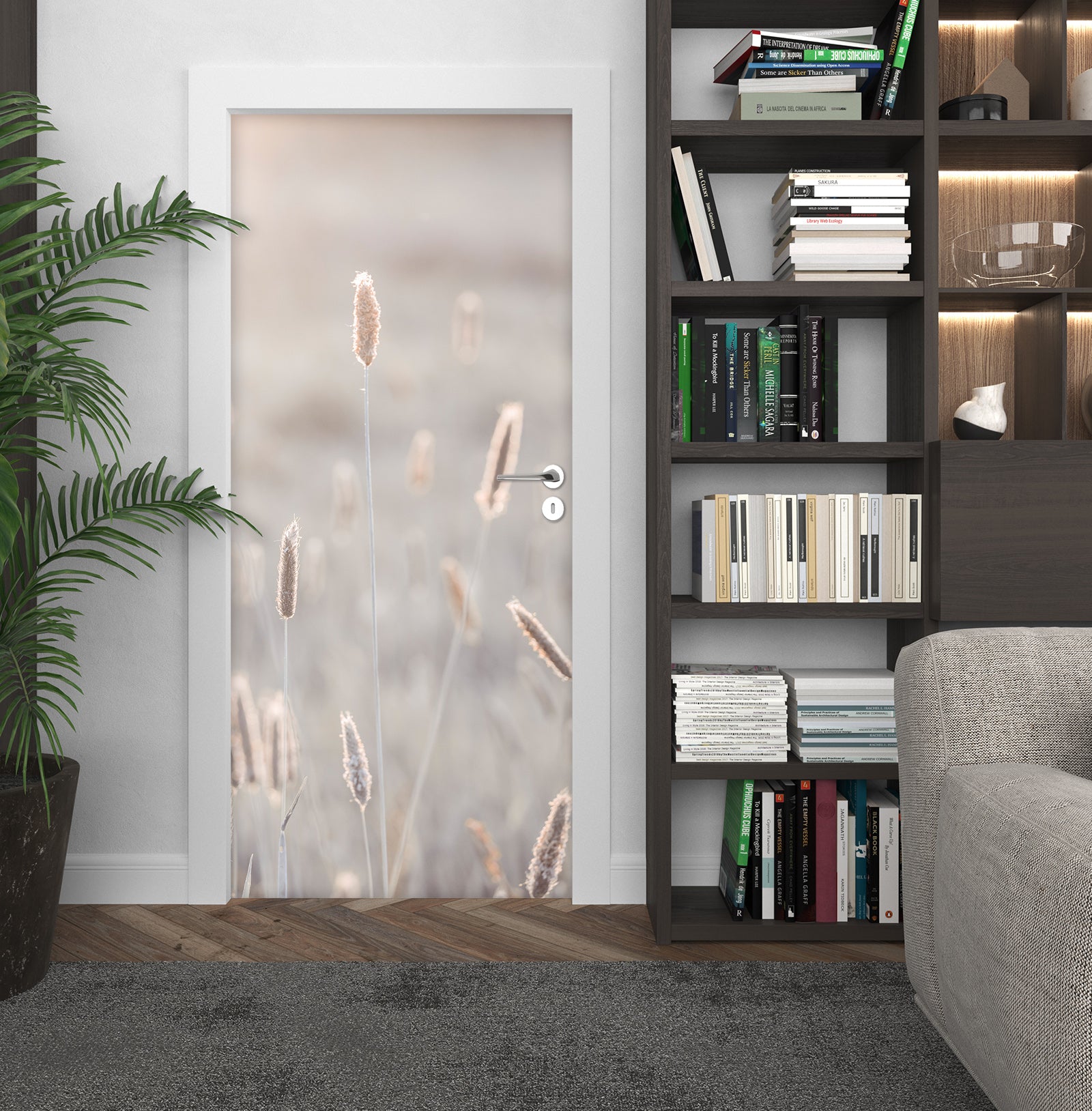 3D Setaria Viridis 5070 Assaf Frank Door Mural