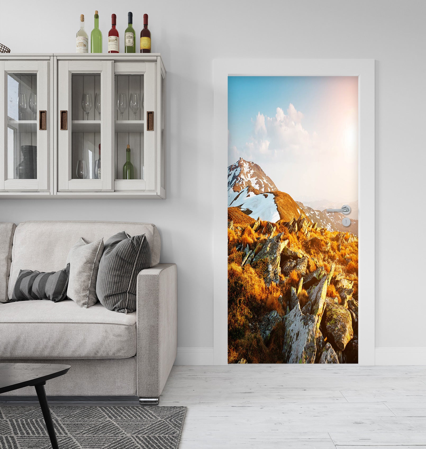 3D Mountain 23150 Door Mural