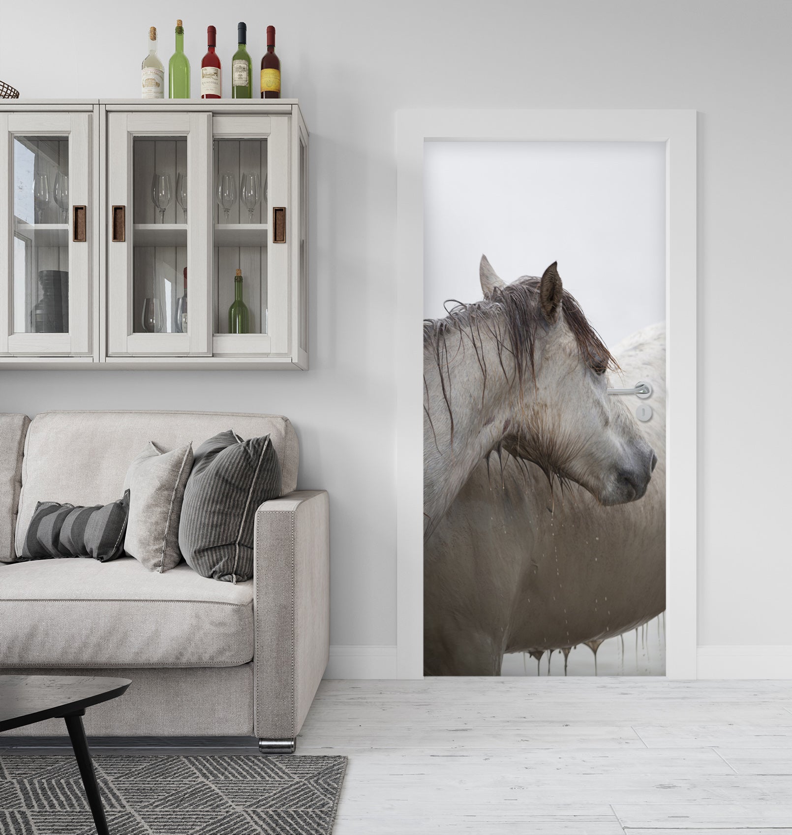 3D Horse 11471 Marco Carmassi Door Mural