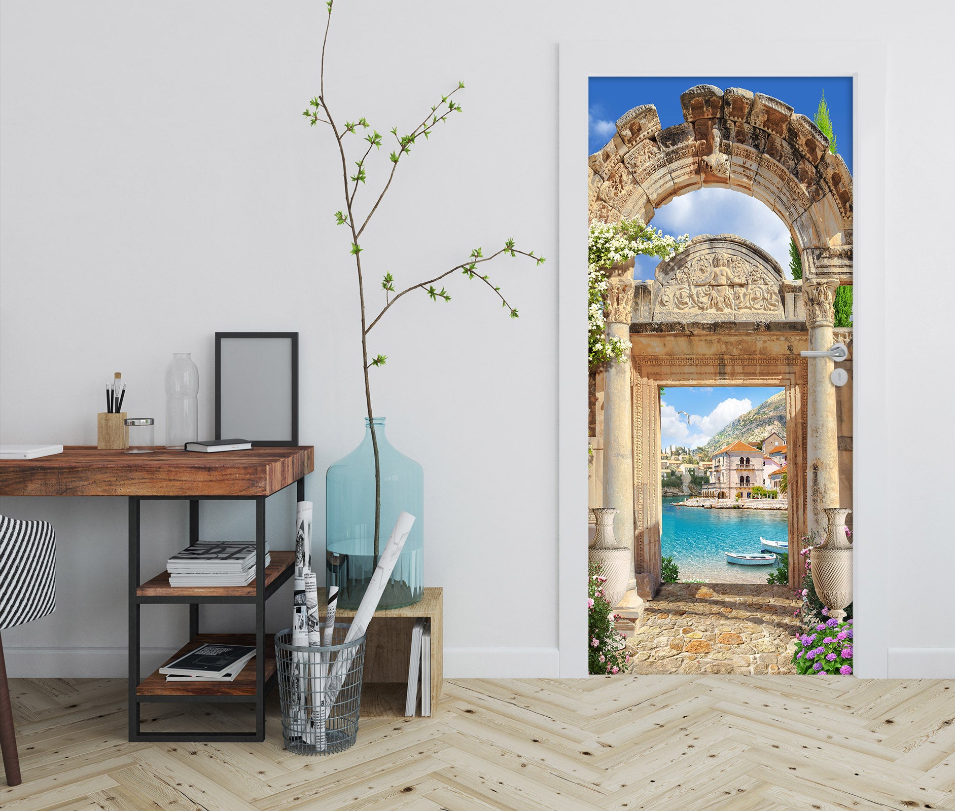 3D Seawater 22184 Door Mural