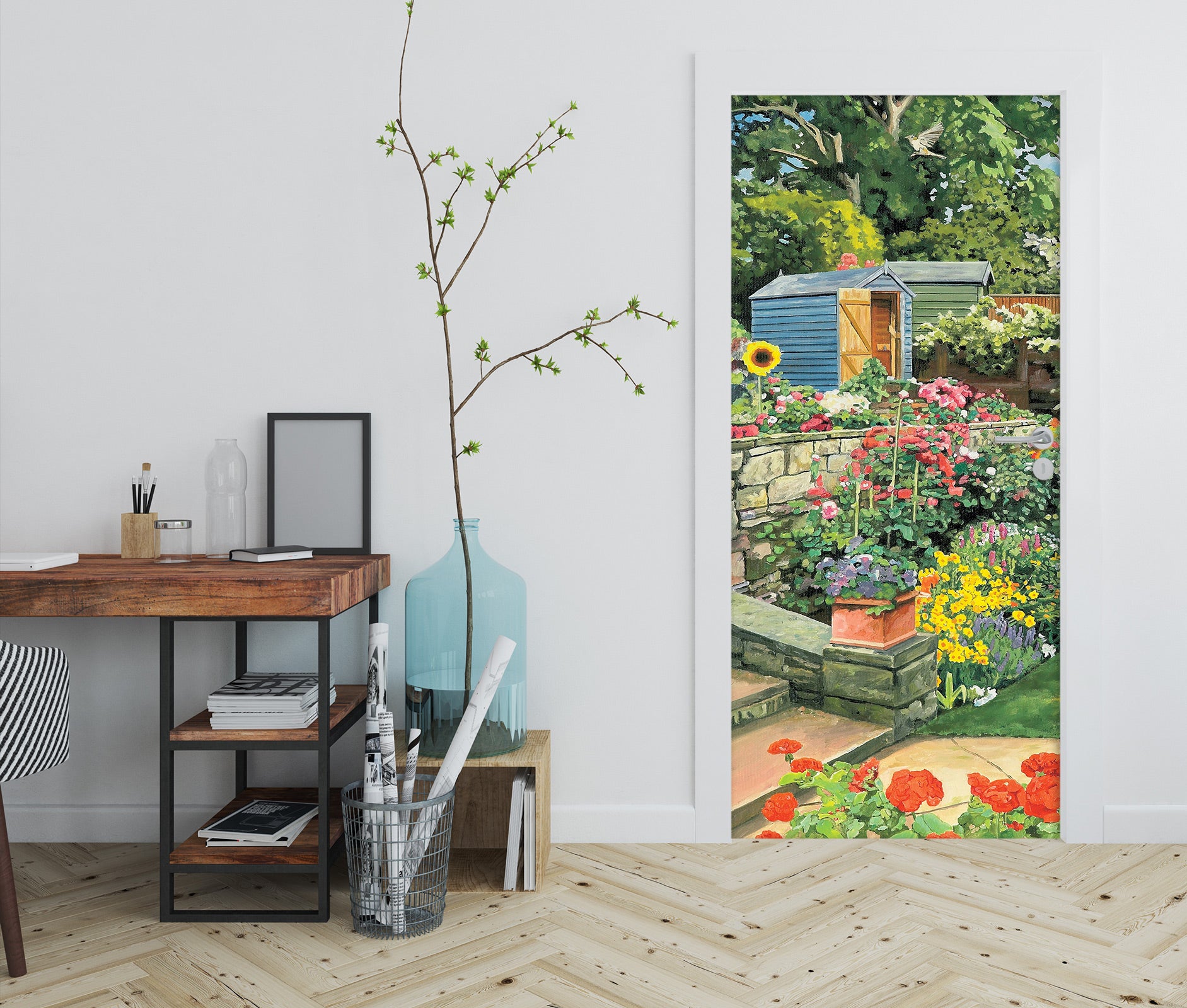 3D Garden 10361 Trevor Mitchell Door Mural