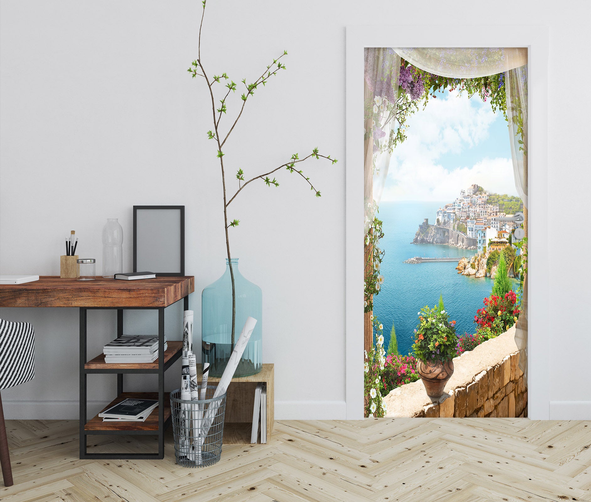 3D Island 22074 Door Mural