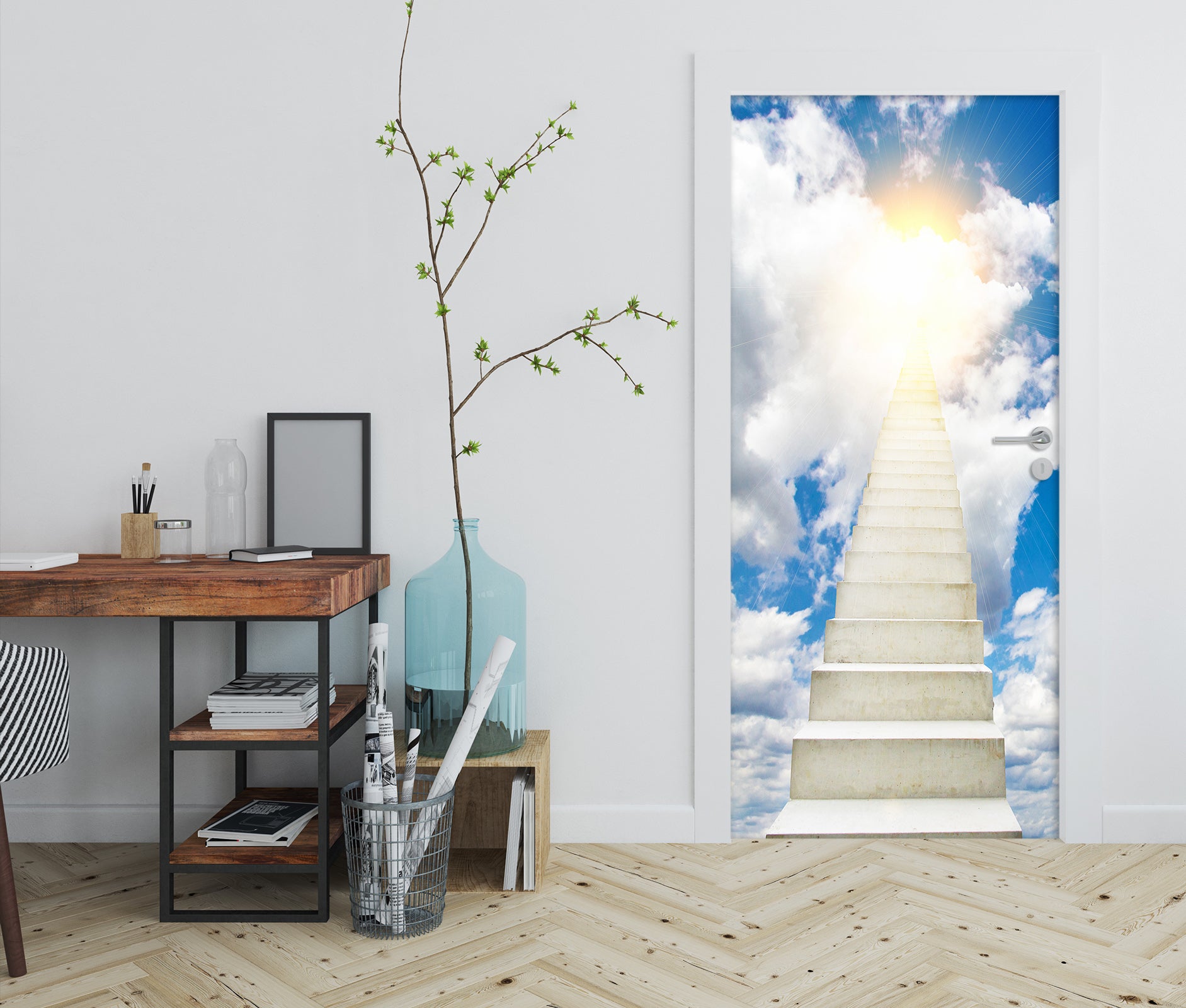 3D Ladder 22065 Door Mural