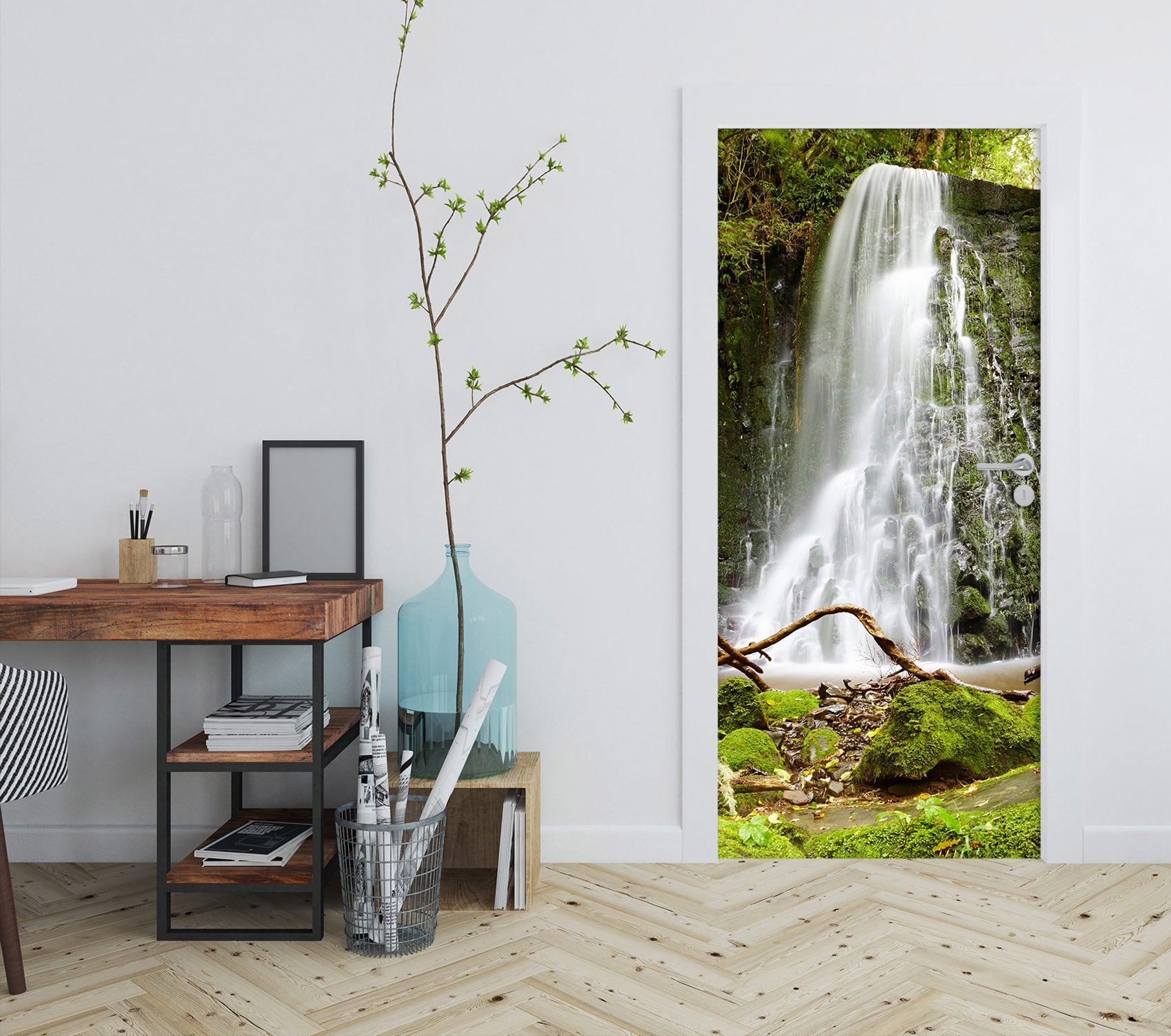 3D Waterfall 24082 Door Mural